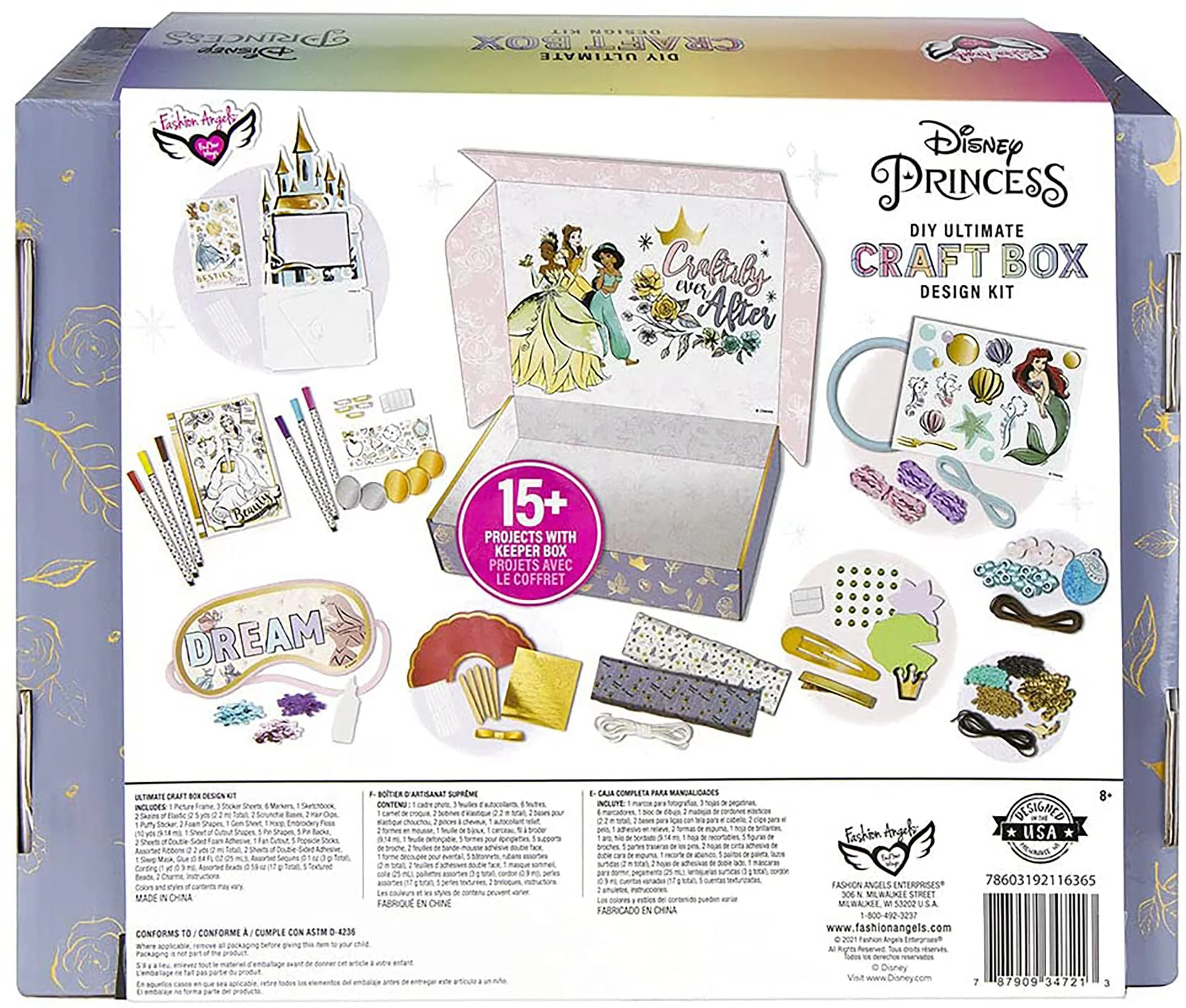 Disney Princess Fashion Angels DIY Ultimate Craft Box - Image 2