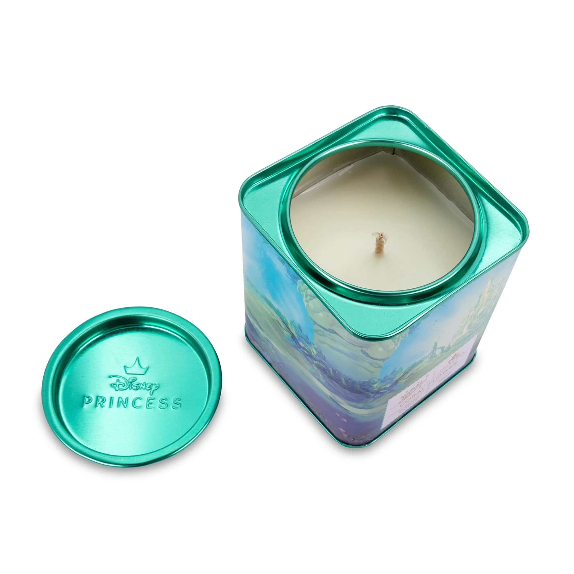 Disney Princess Home Collection 11-Ounce Scented Tea Tin Candle | Ariel - Image 2