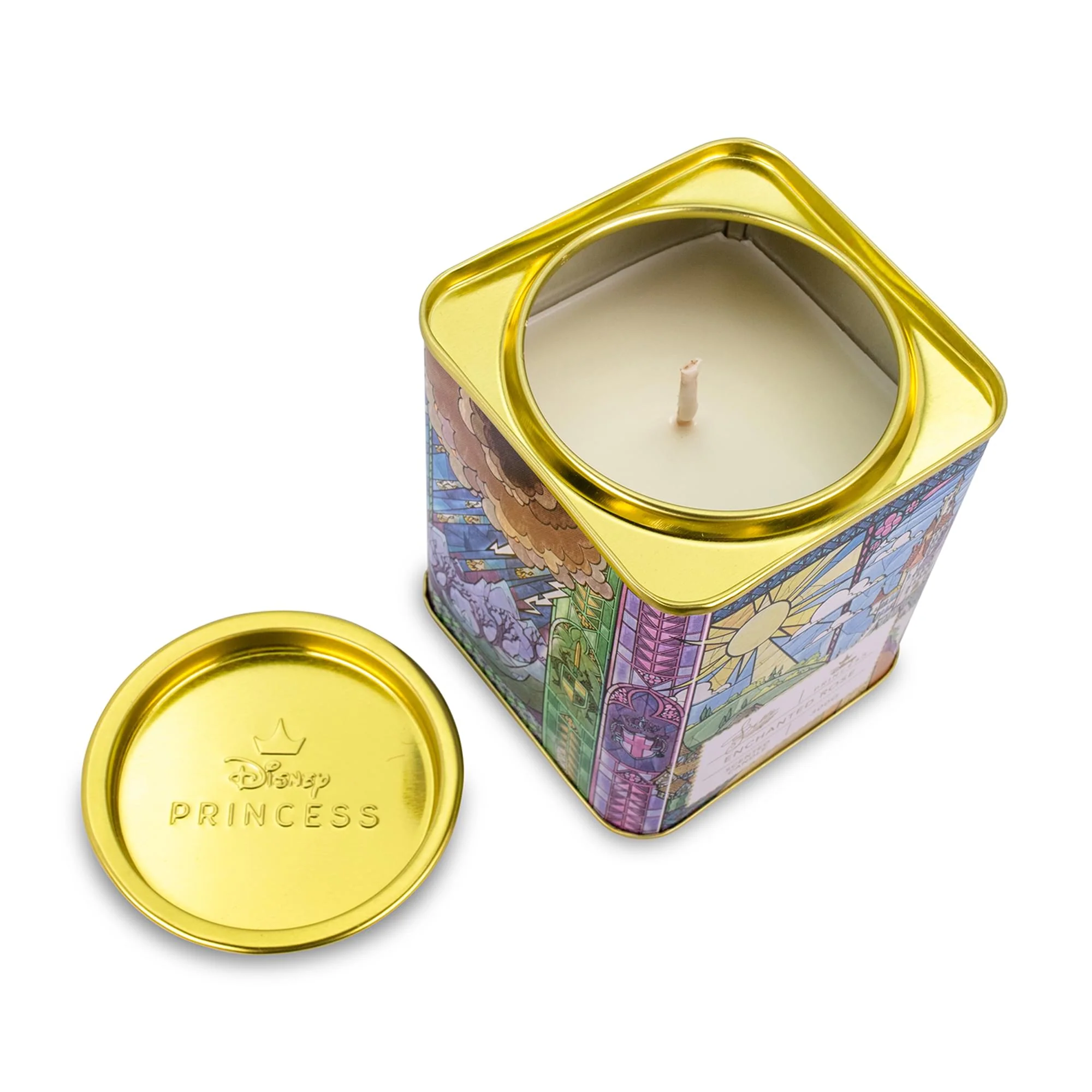 Disney Princess Home Collection 11-Ounce Scented Tea Tin Candle | Belle - Image 2