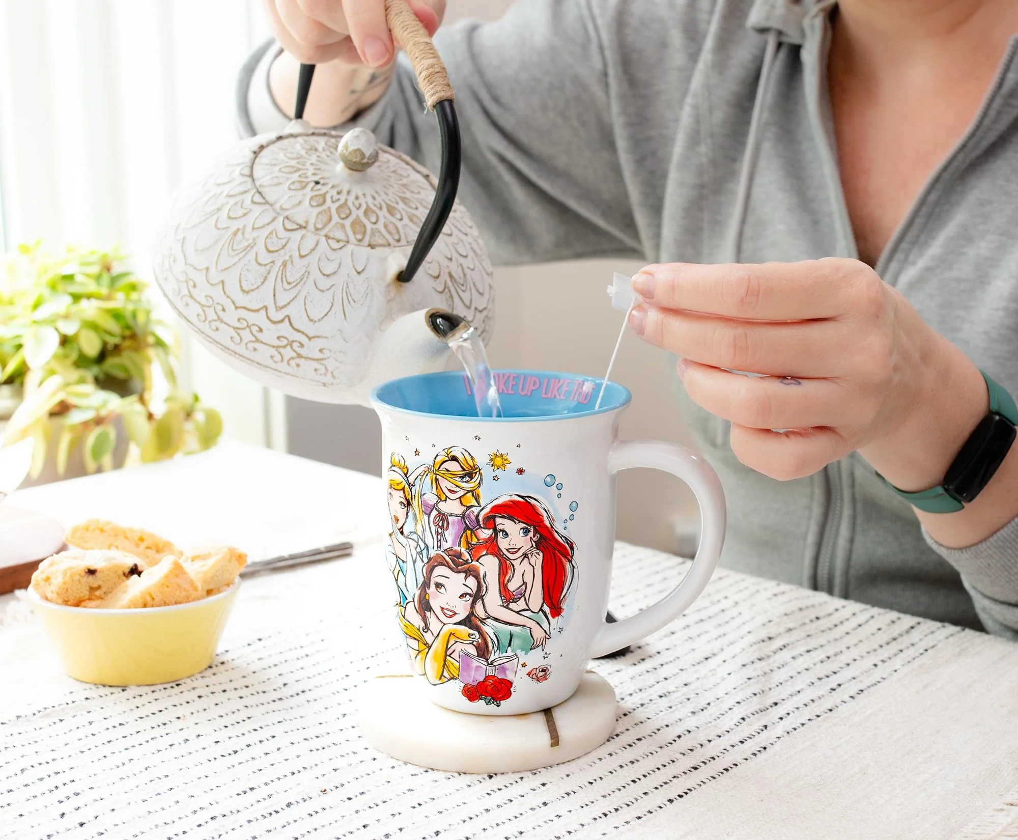 Disney Princess "I Woke Up Like This" Wide Rim Ceramic Mug | Holds 16 Ounces - Image 6
