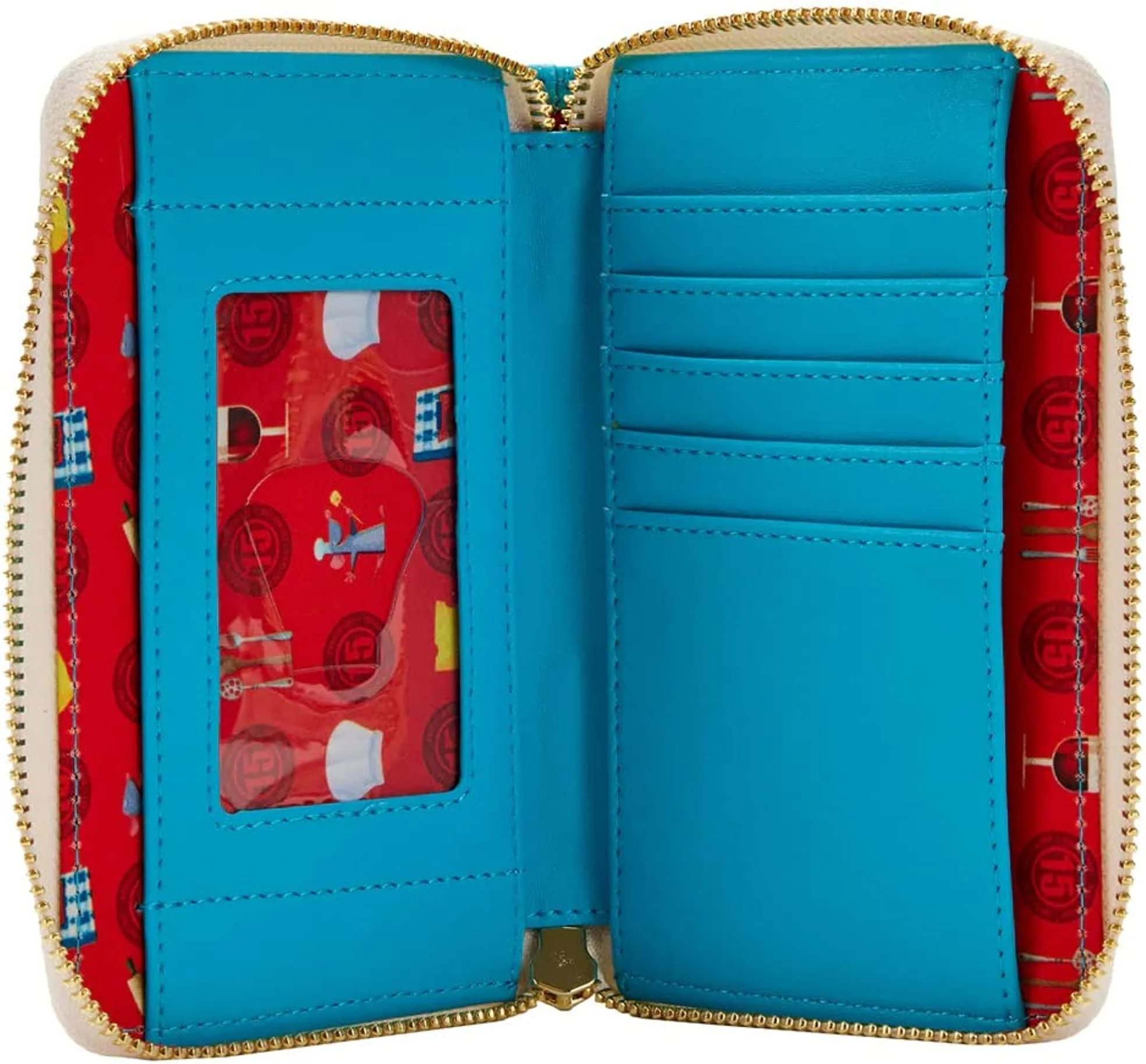 Disney Ratatouille 15th Anniversary Gusteau Cookbook Zip Around Wallet - Image 2