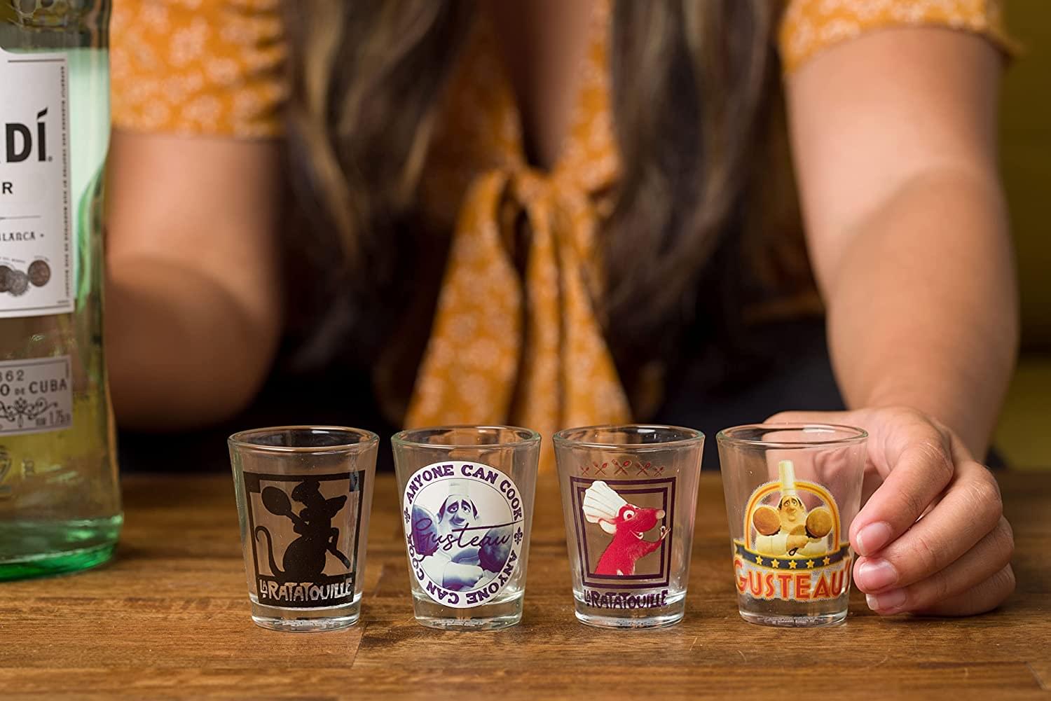 Disney Ratatouille 4 Piece 1.5oz Mini Glass Set - Image 4