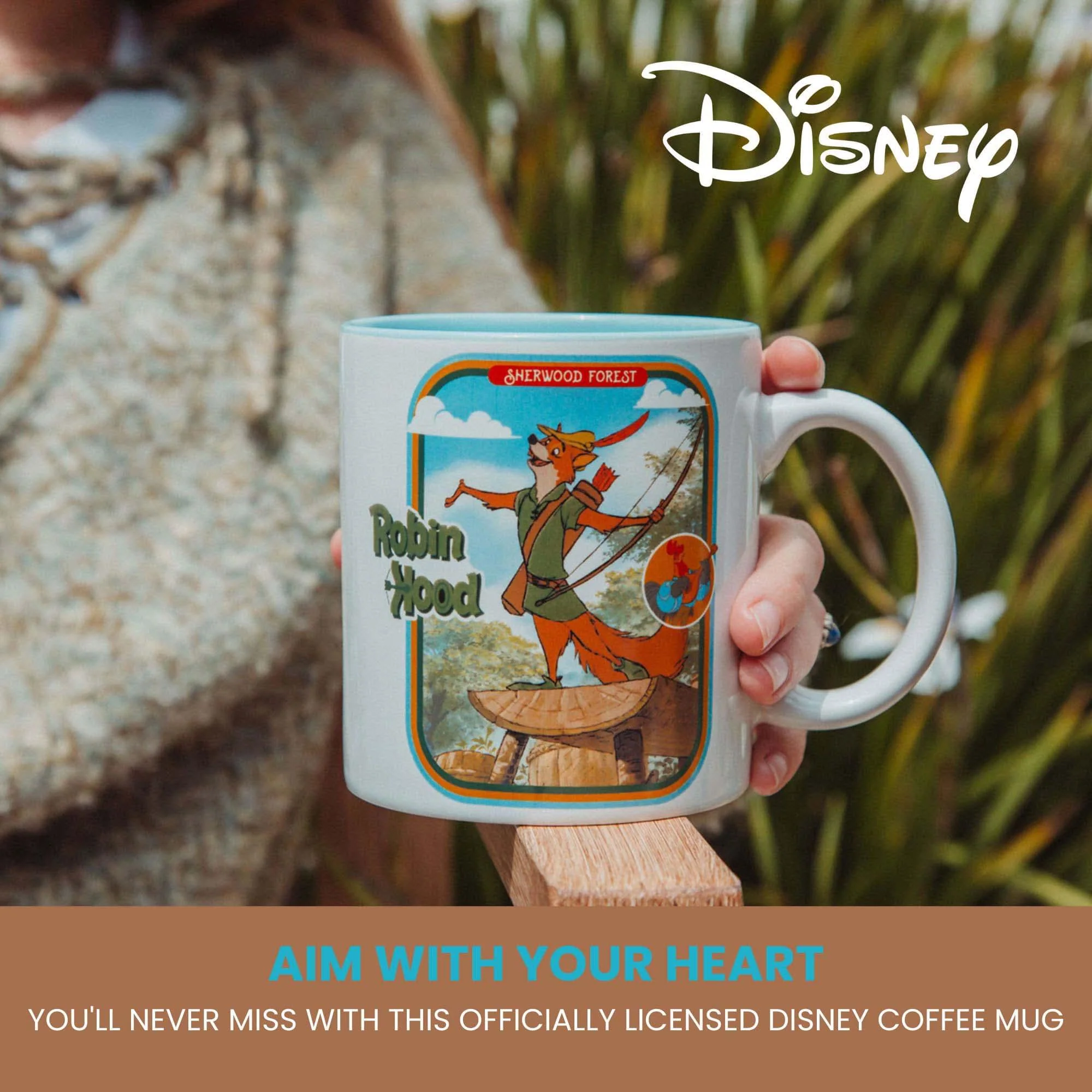 Disney Robin Hood Sherwood Forest Ceramic Coffee Mug | Holds 20 Ounces - Image 8