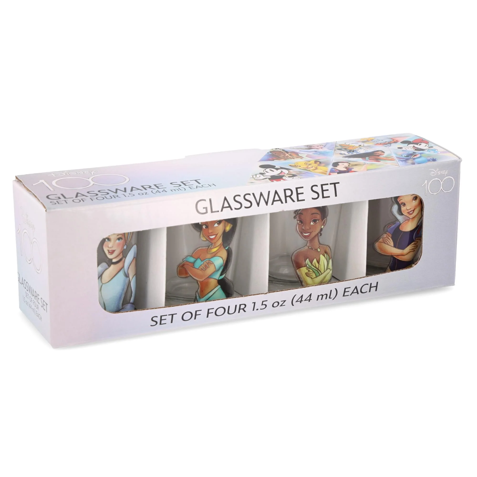 Disney Royalty 2-Ounce Mini Shot Glasses | Set of 4 - Image 2