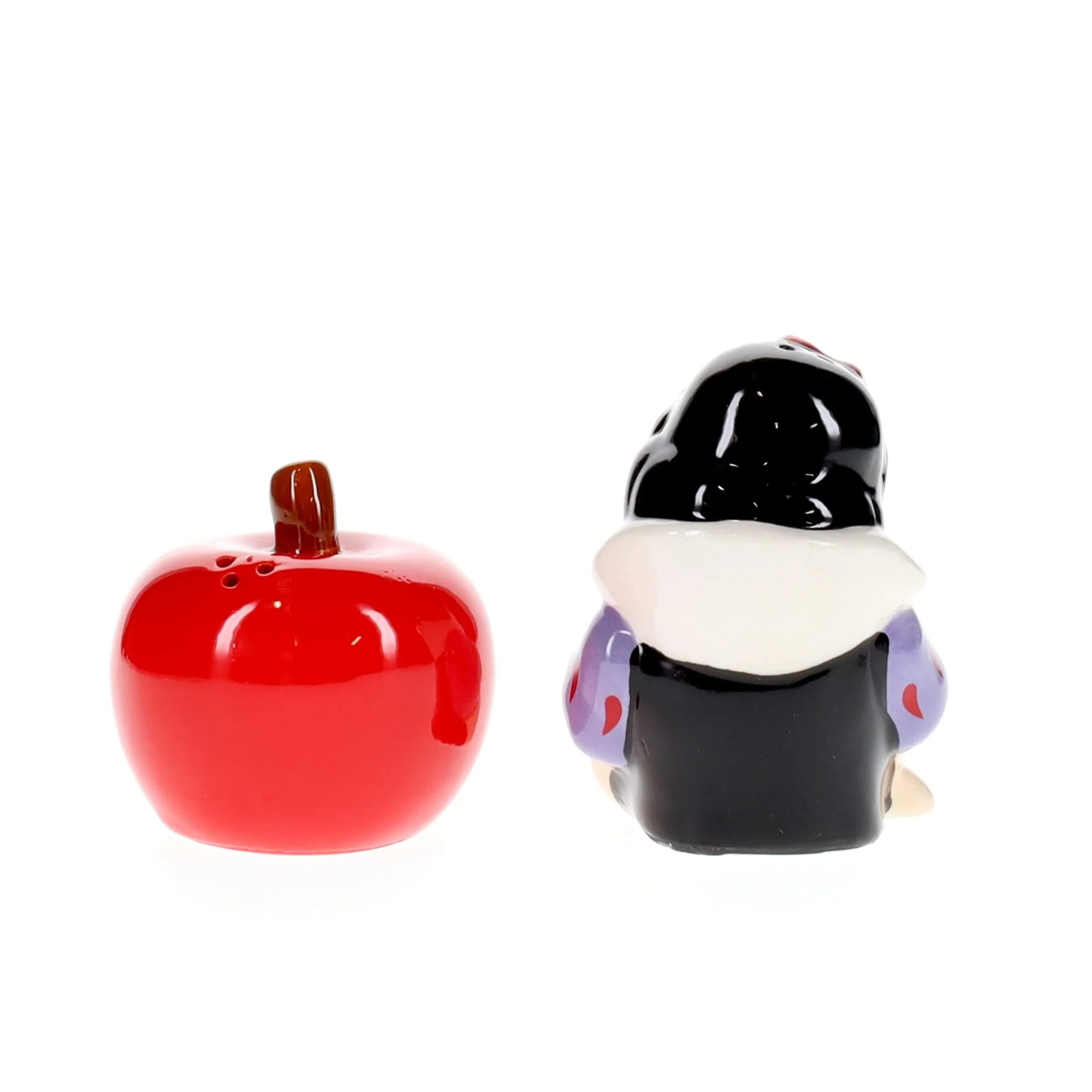 Disney Snow White and Apple Ceramic Salt and Pepper Shaker Set - Image 2