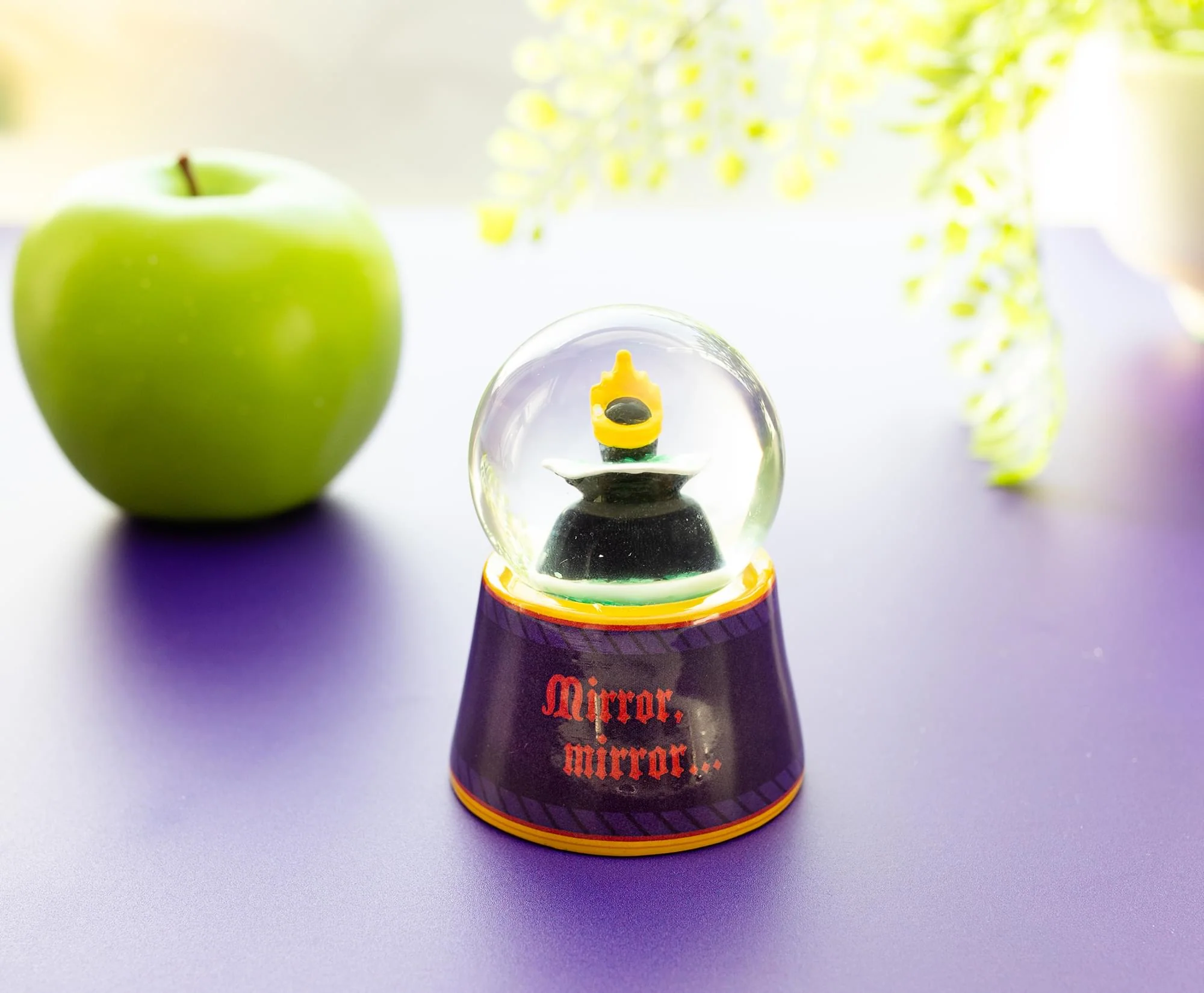 Disney Snow White Evil Queen "Mirror, Mirror" Mini Light-Up Snow Globe - Image 7
