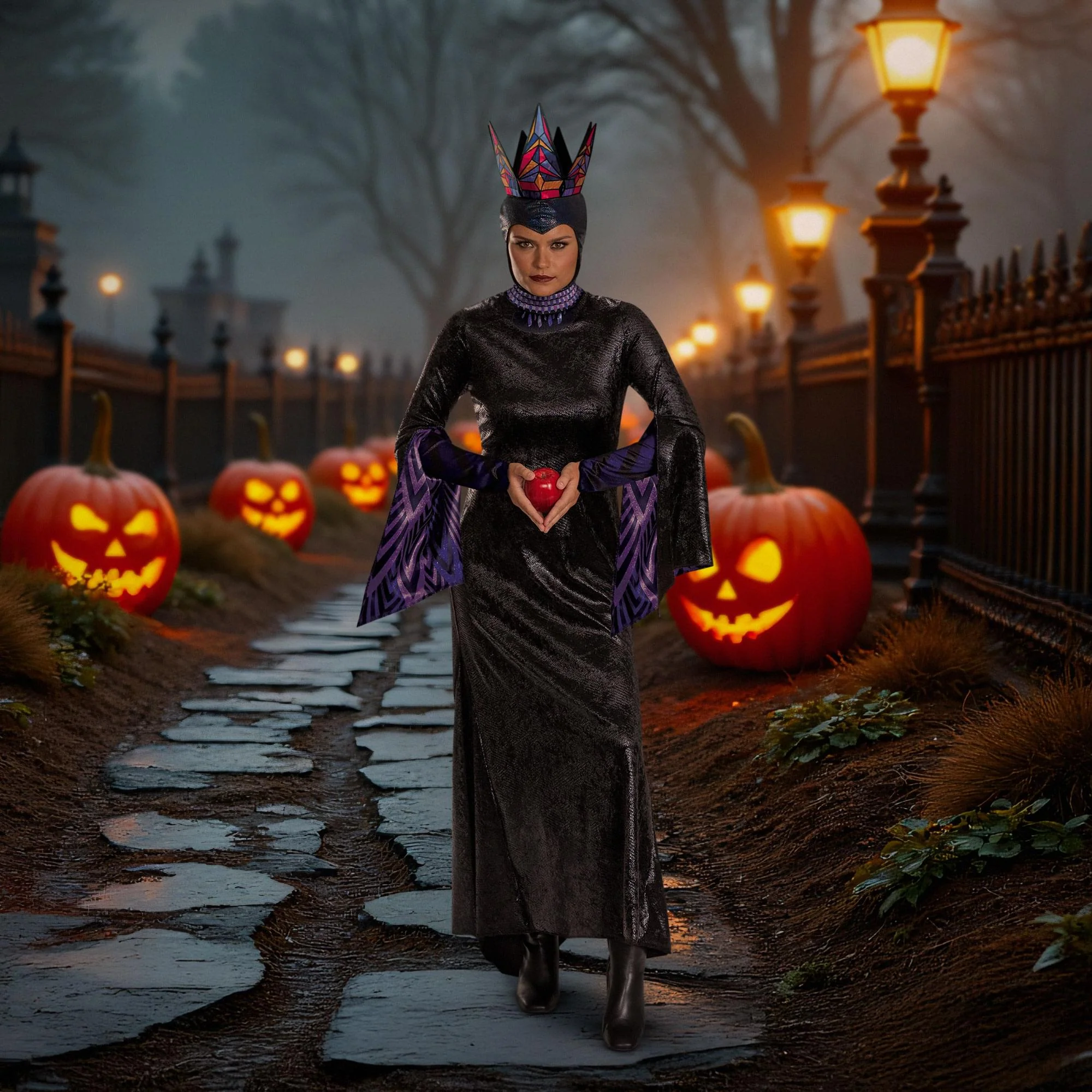 Disney Snow White Movie Evil Queen Deluxe Adult Costume - Image 24