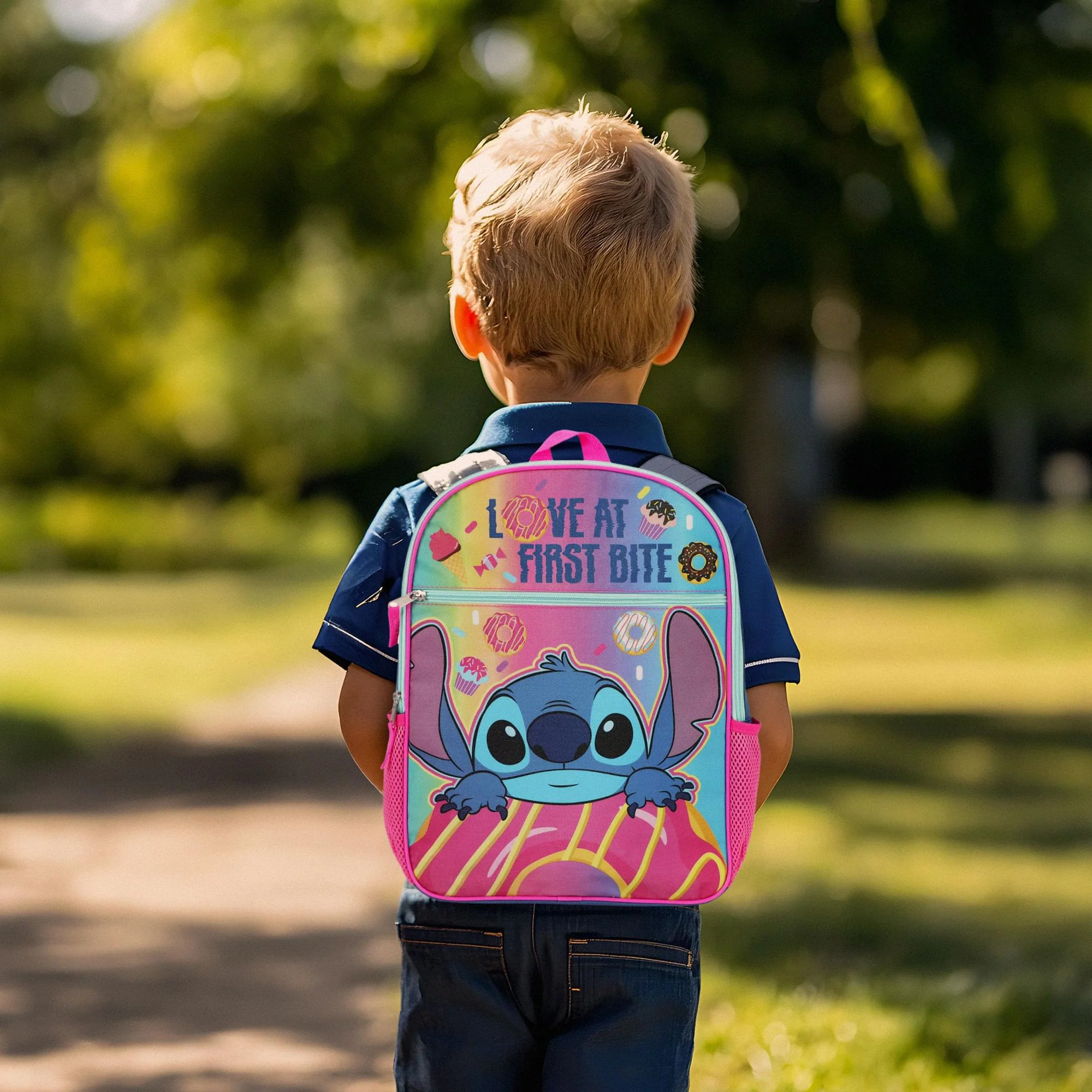Disney Stitch Love At First Bite 16 Inch Backpack - Image 5