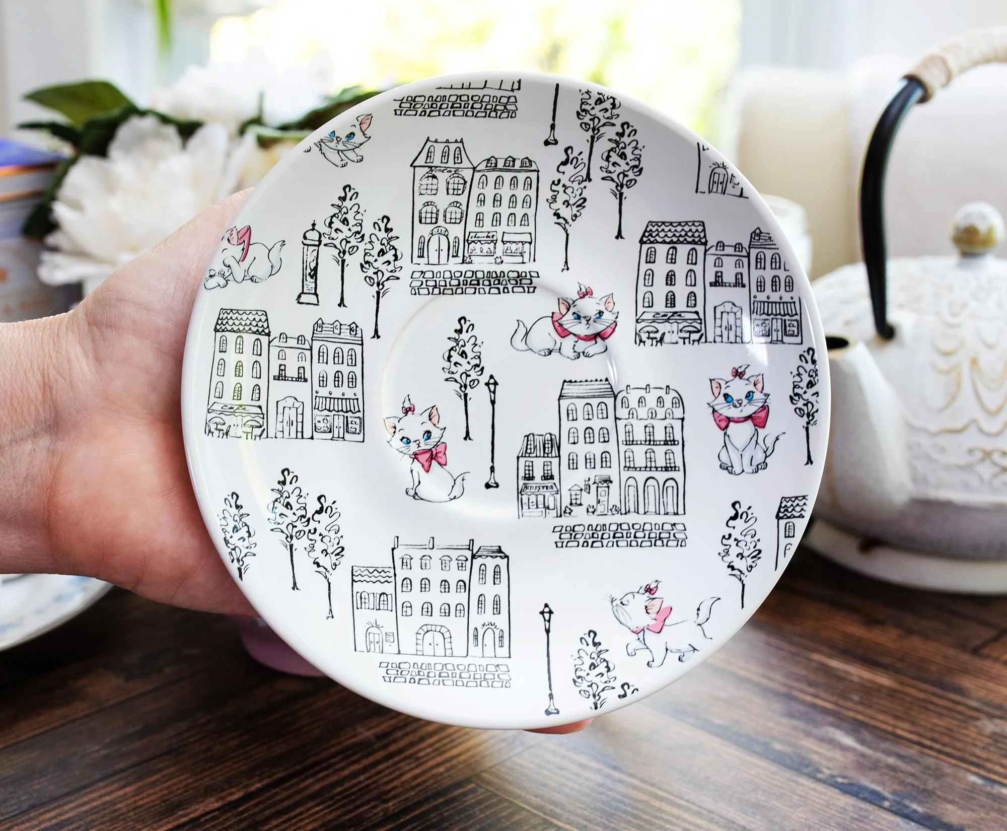 Disney The Aristocats Marie Ceramic Teacup and Saucer Set - Image 5