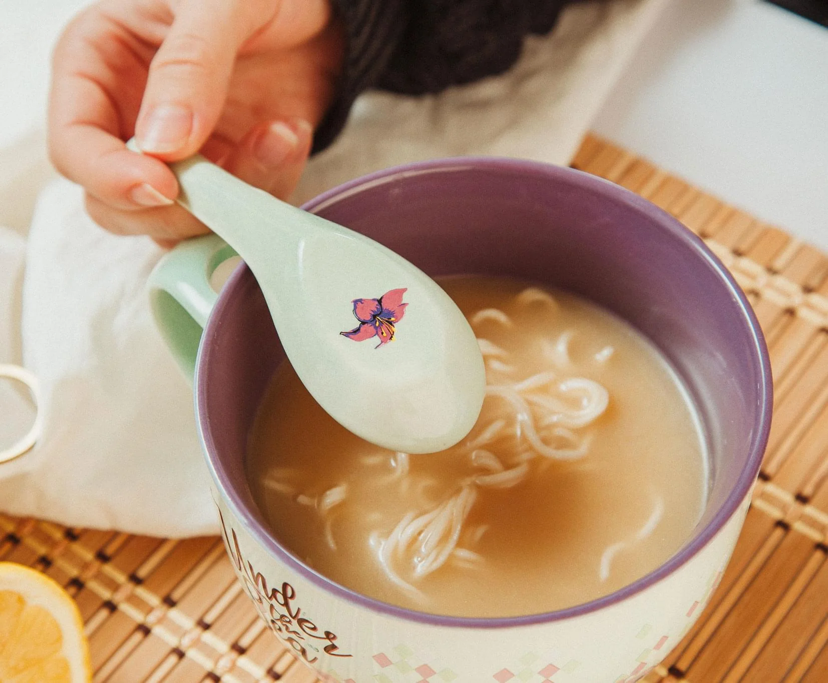 Disney The Little Mermaid Ariel Ceramic Soup Mug With Spoon | Holds 24 Ounces - Image 6