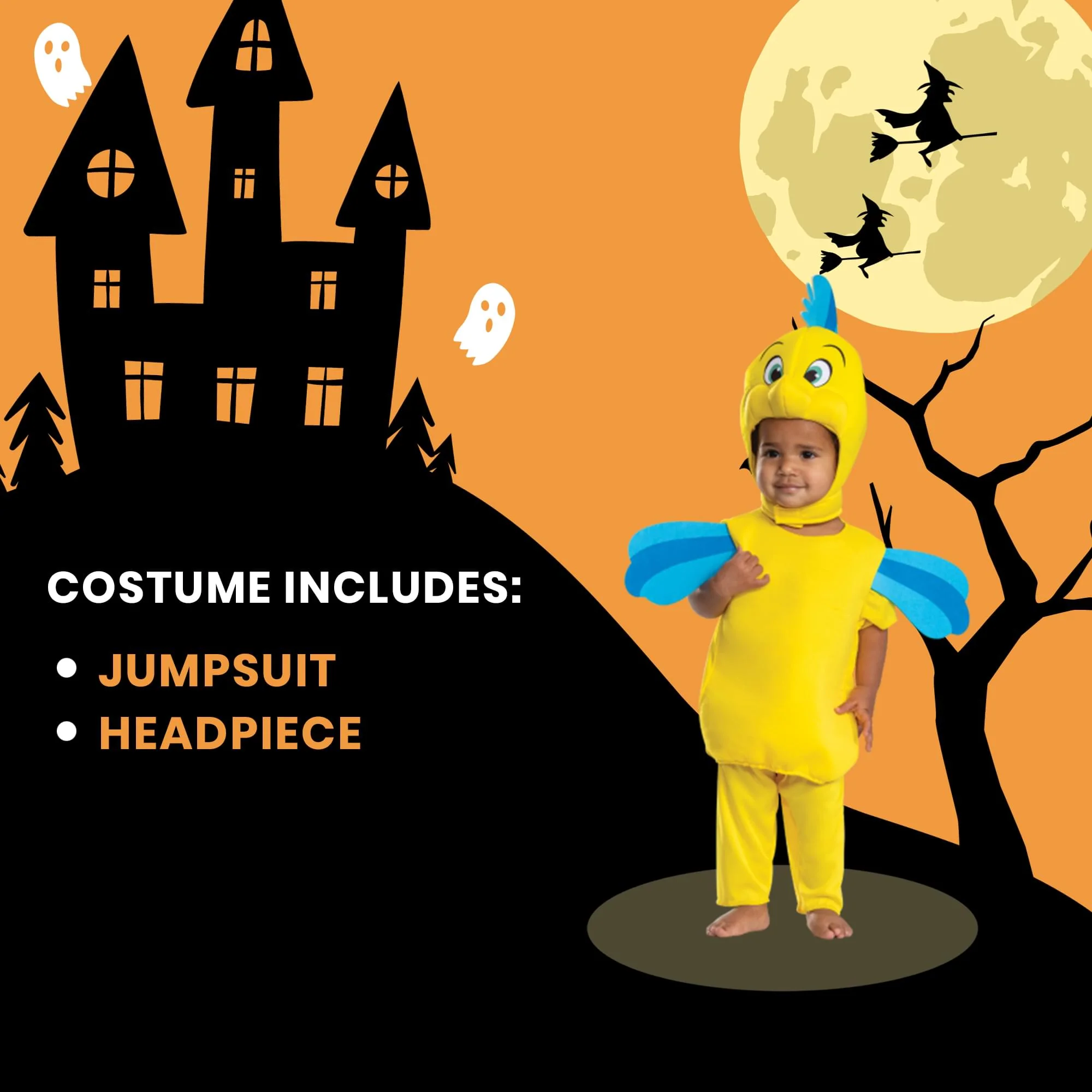 Disney The Little Mermaid Flounder Infant Costume - Image 17