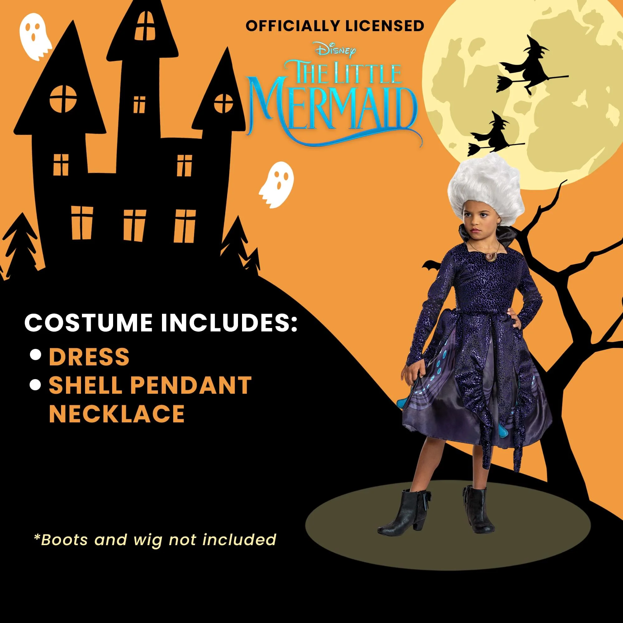 Disney The Little Mermaid Ursula Deluxe Child Costume - Image 6