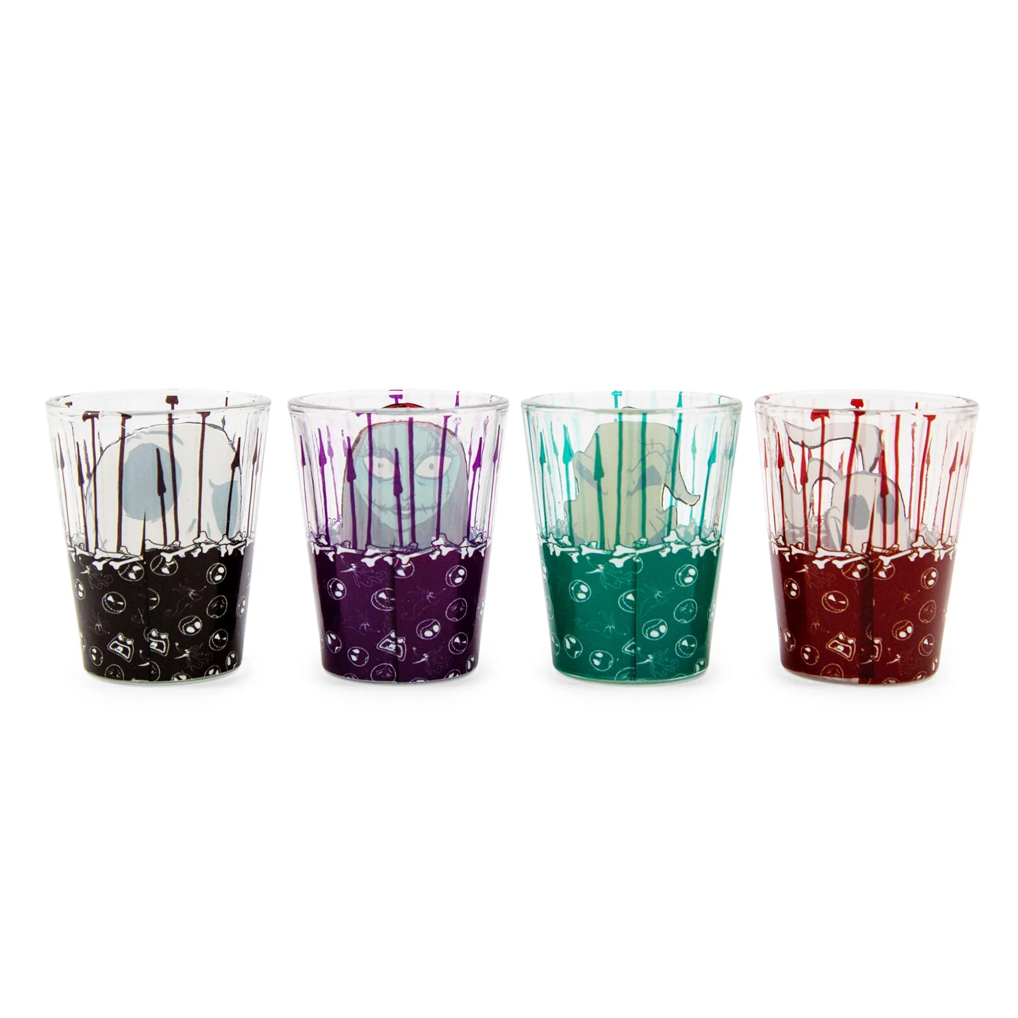 Disney The Nightmare Before Christmas 2-Ounce Mini Shot Glasses | Set of 4 - Image 2