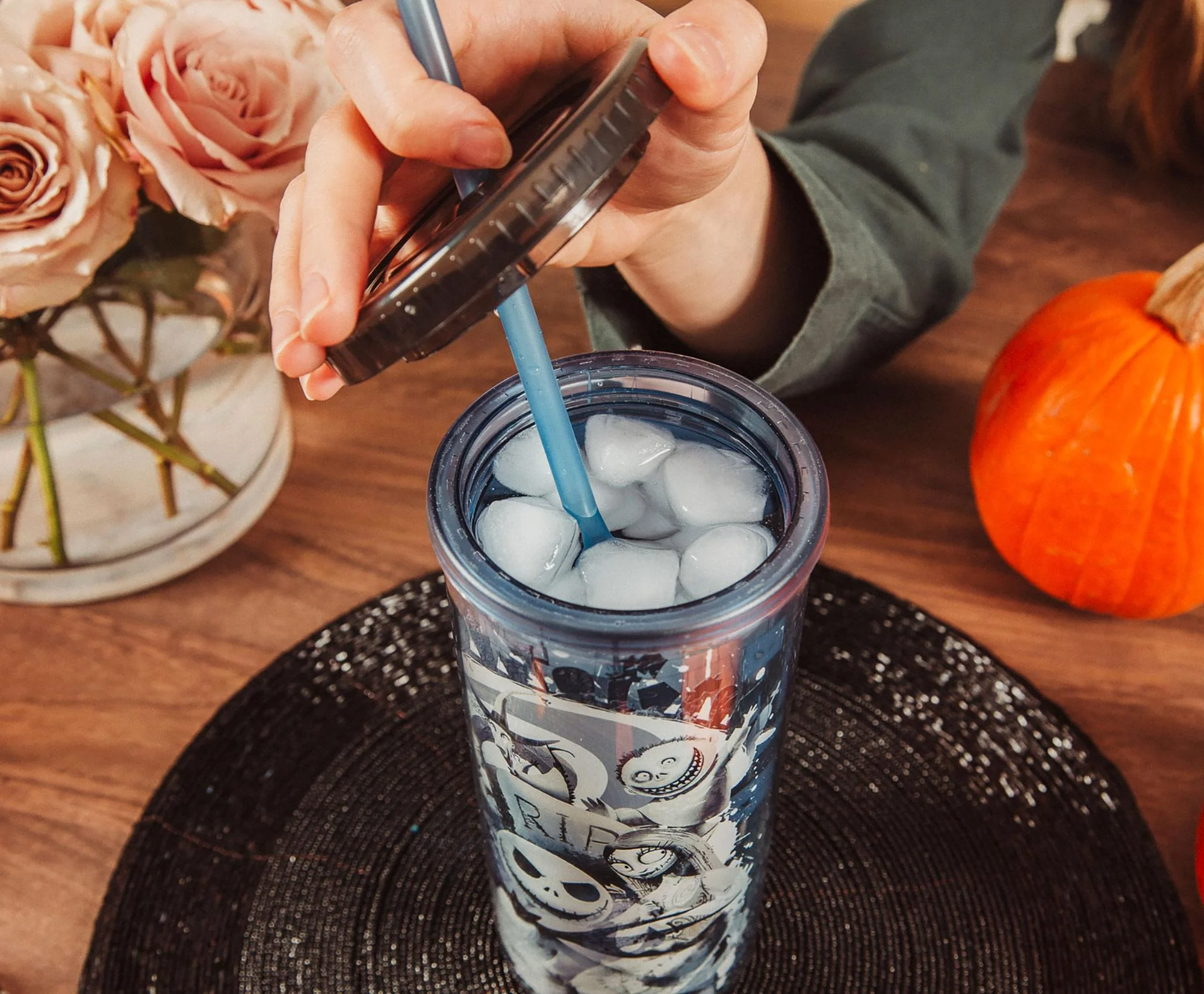 Disney The Nightmare Before Christmas Carnival Cup w/ Lid and Straw | 20 Ounces - Image 4