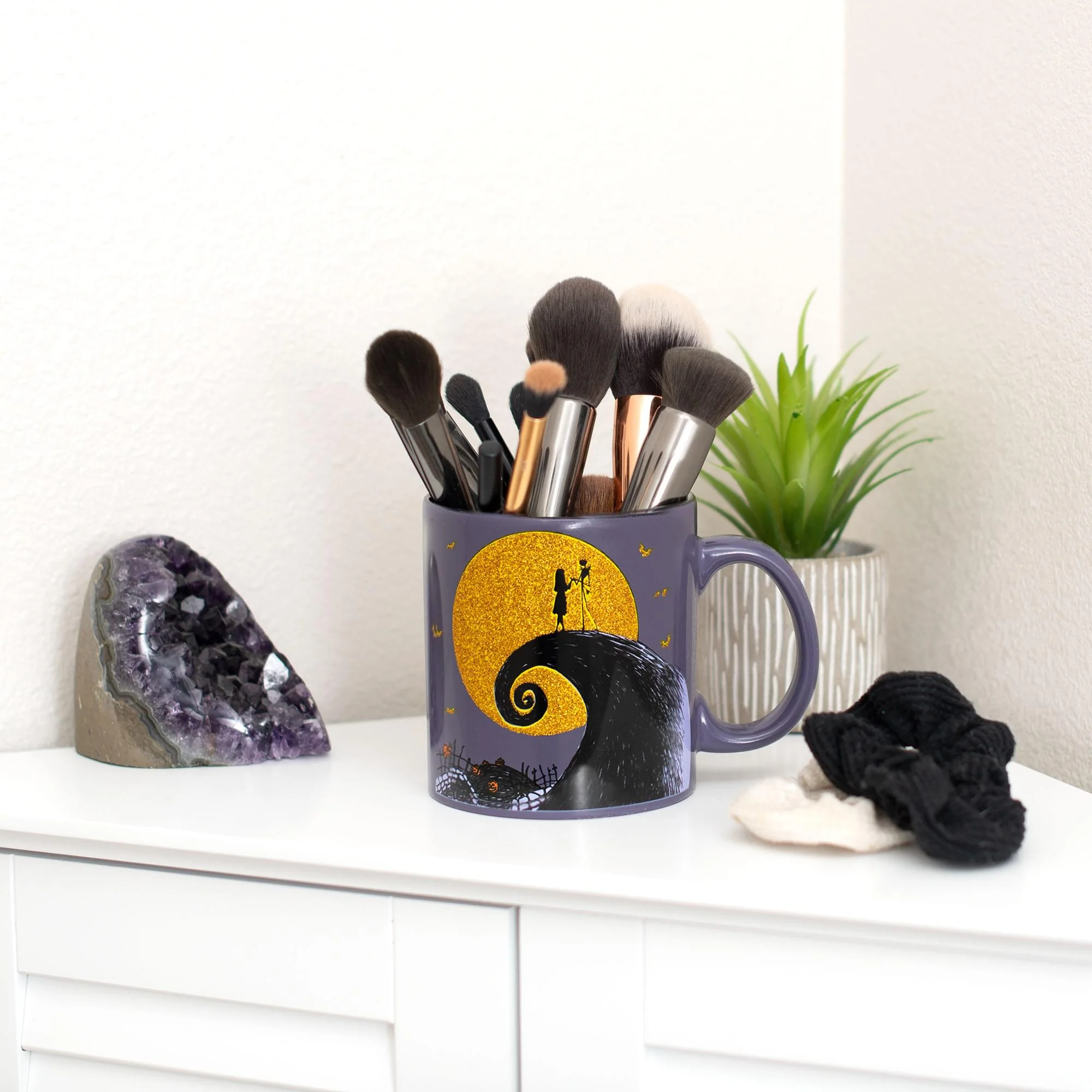Disney The Nightmare Before Christmas Ceramic Glitter Mug | Holds 20 Ounces - Image 5