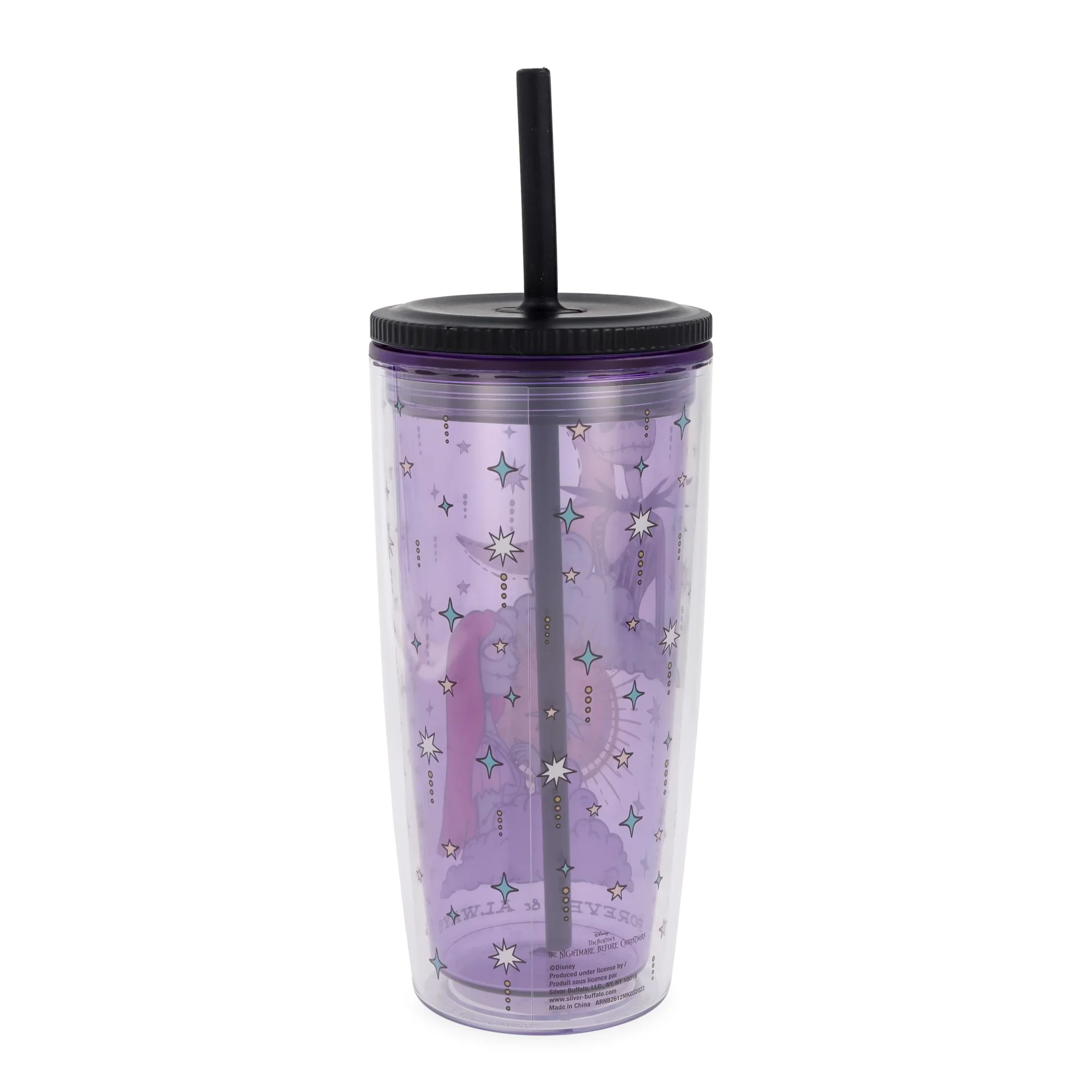 Disney The Nightmare Before Christmas "Forever and Always" 20-Ounce Tumbler - Image 2