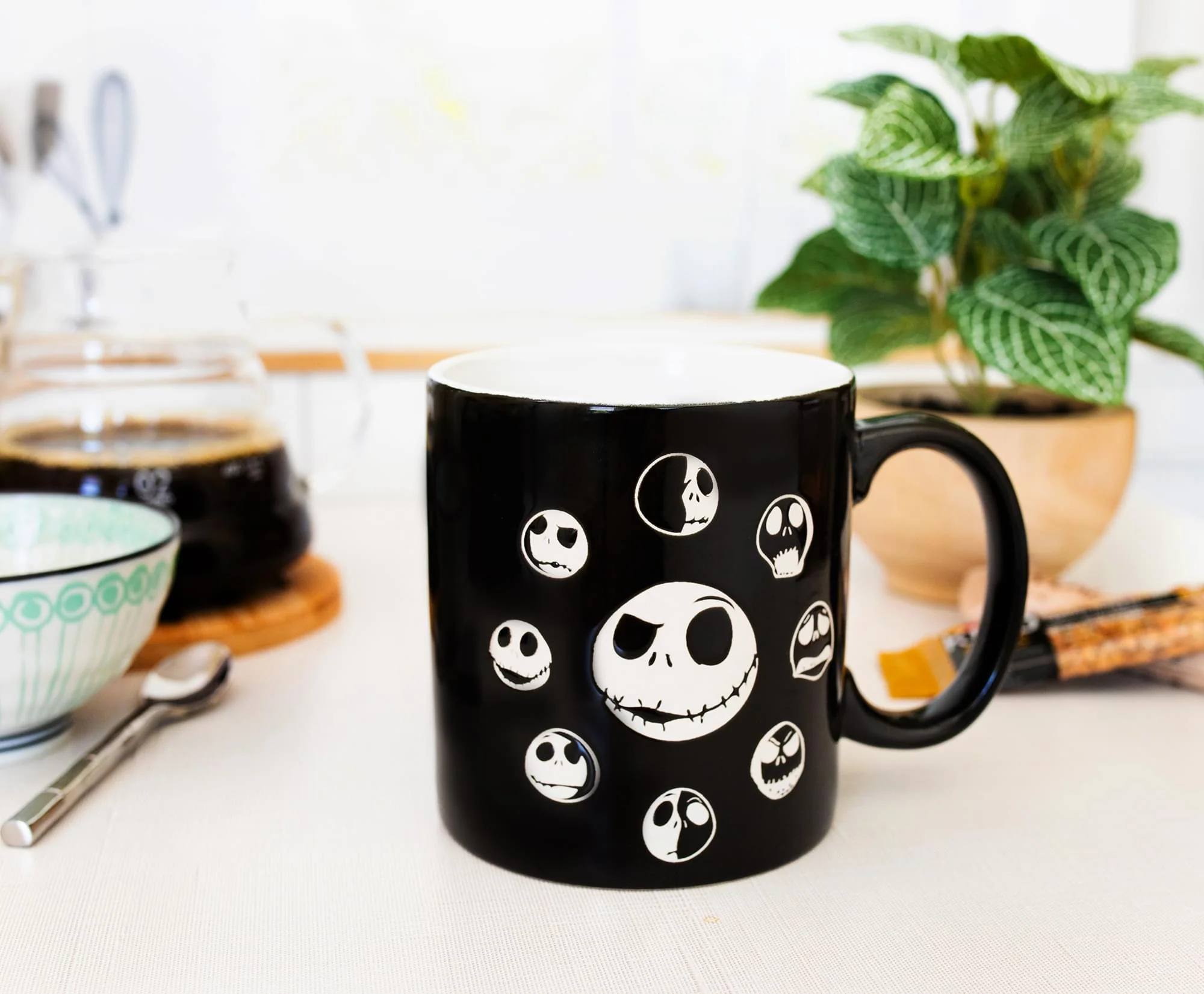 Disney The Nightmare Before Christmas Jack Moon Phases Ceramic Mug | 20 Ounces - Image 3