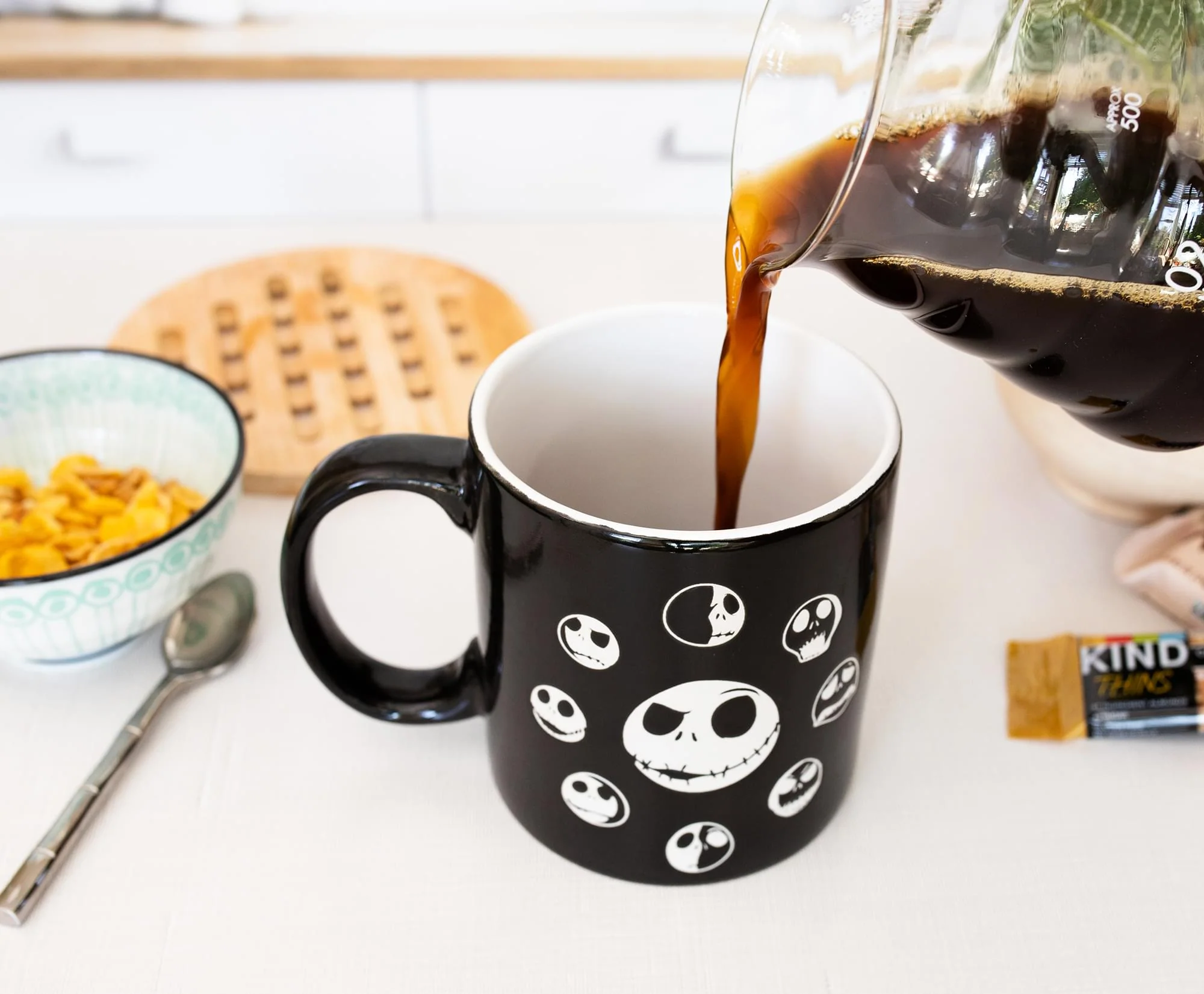 Disney The Nightmare Before Christmas Jack Moon Phases Ceramic Mug | 20 Ounces - Image 4