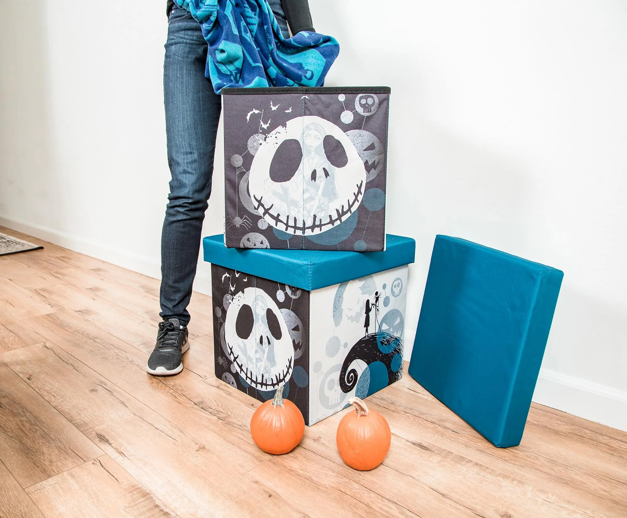 Disney The Nightmare Before Christmas Jack & Sally Storage Bins | Set of 2 - Image 5