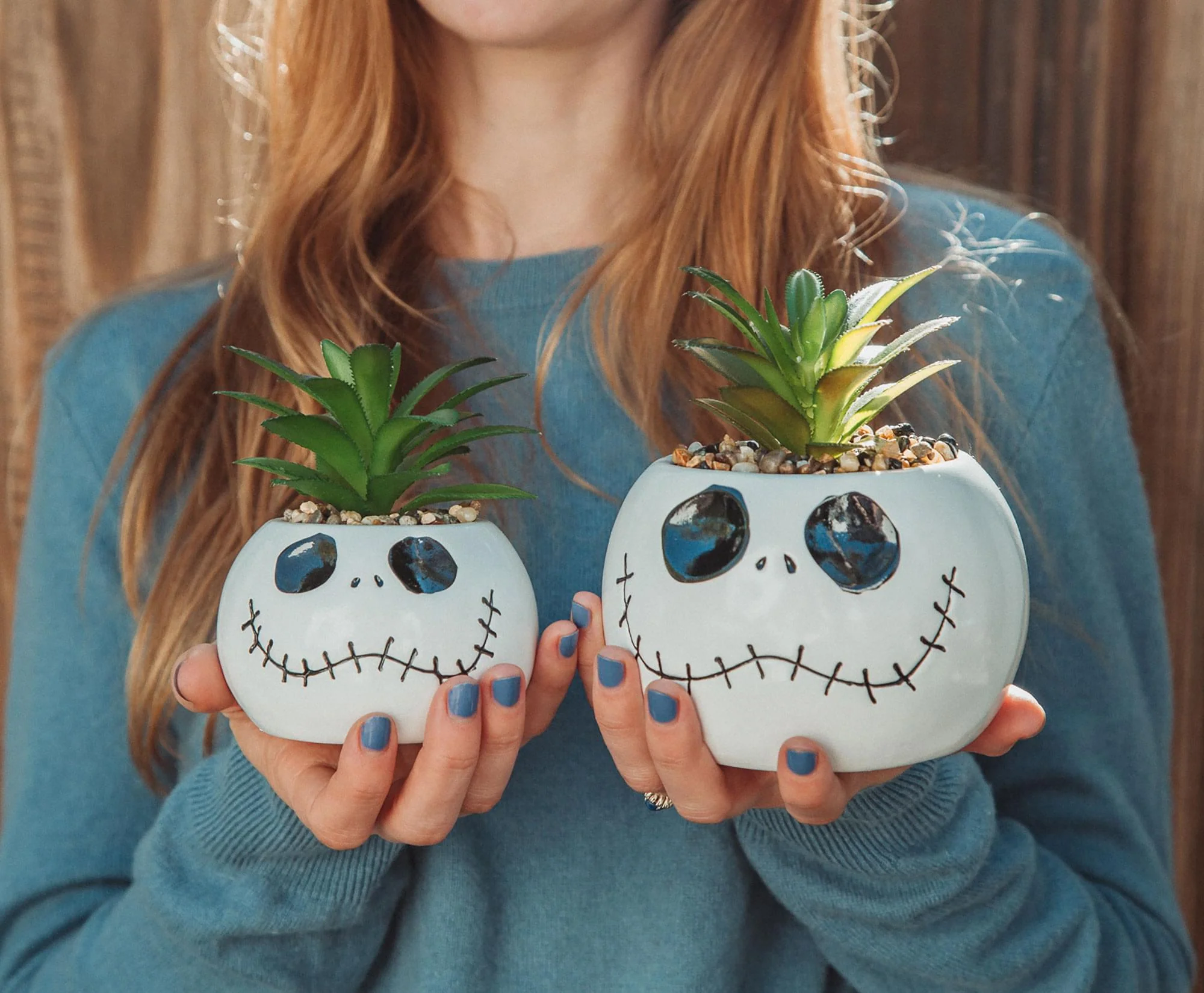 Disney The Nightmare Before Christmas Jack Skellington Ceramic Mini Planter - Image 6