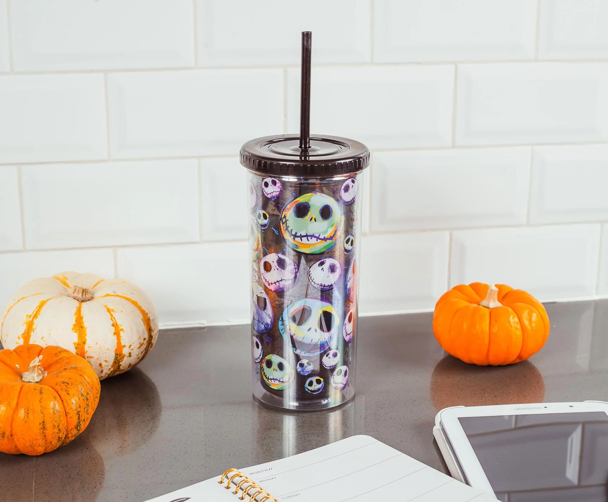 Disney The Nightmare Before Christmas Jack Skellington Faces Carnival Cup - Image 2