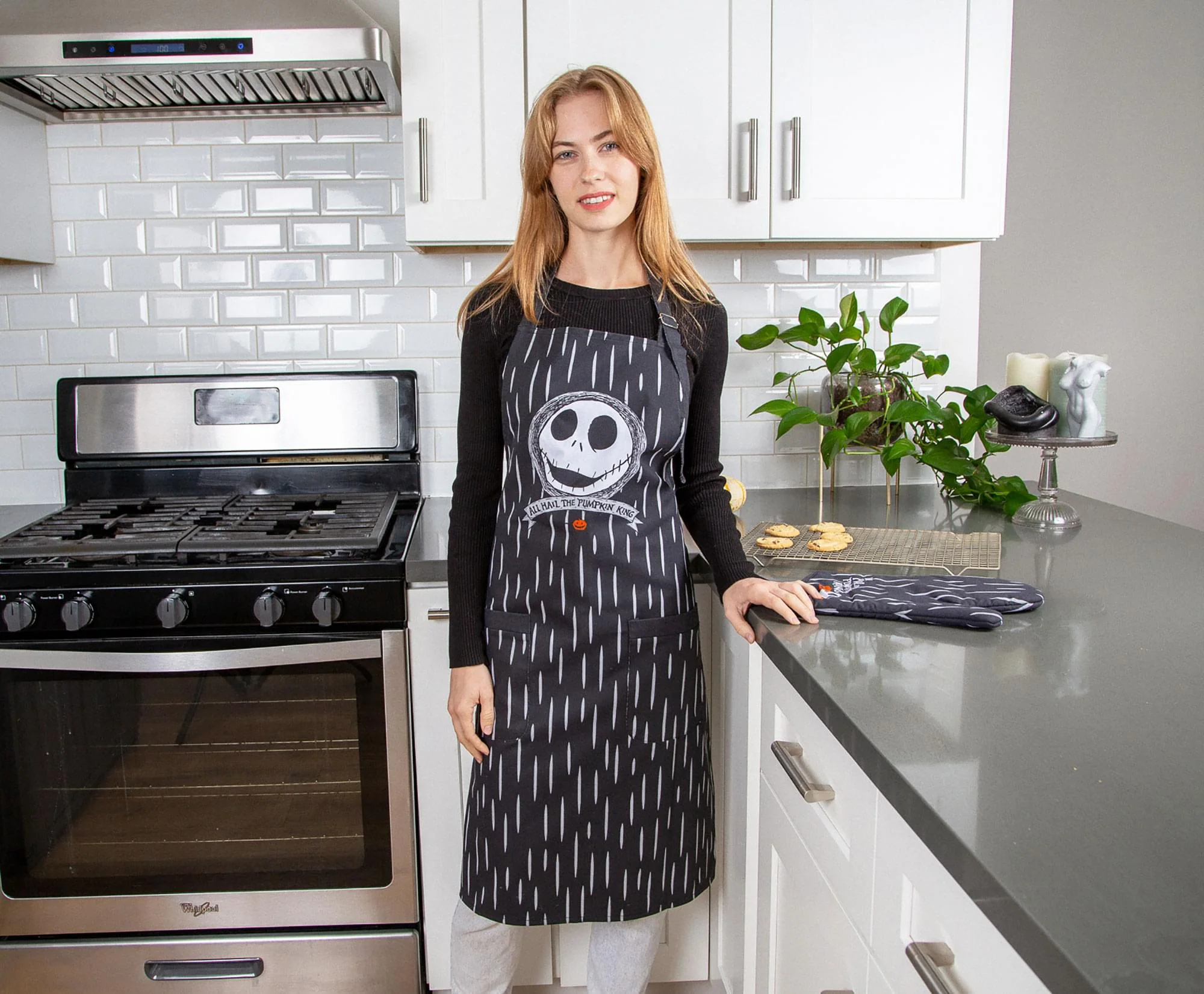 Disney The Nightmare Before Christmas Jack Skellington Kitchen Cooking Apron - Image 3