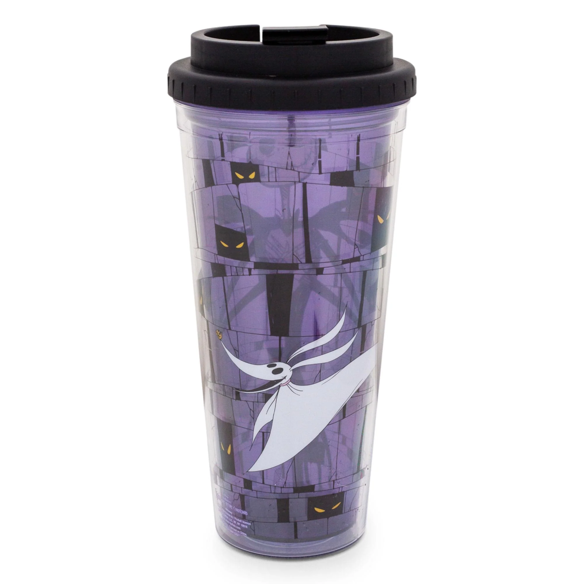 Disney The Nightmare Before Christmas Jack Skellington Plastic Travel Tumbler With Lid - Image 2