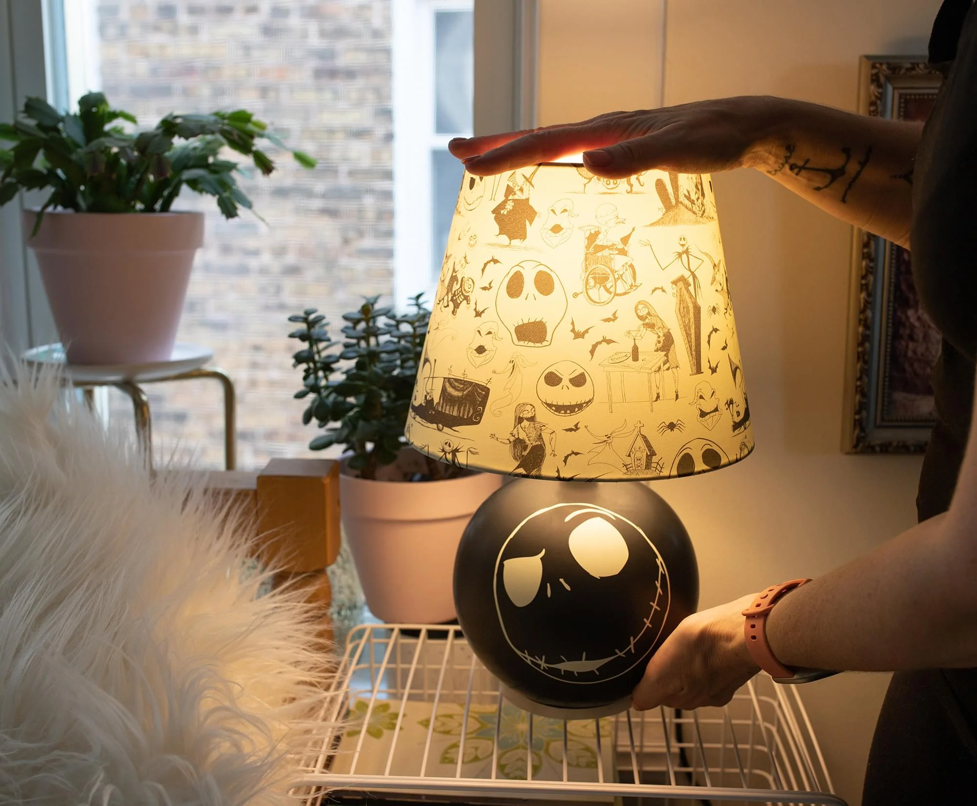 Disney The Nightmare Before Christmas Jack Skellington Table Lamp | 14 Inches - Image 3