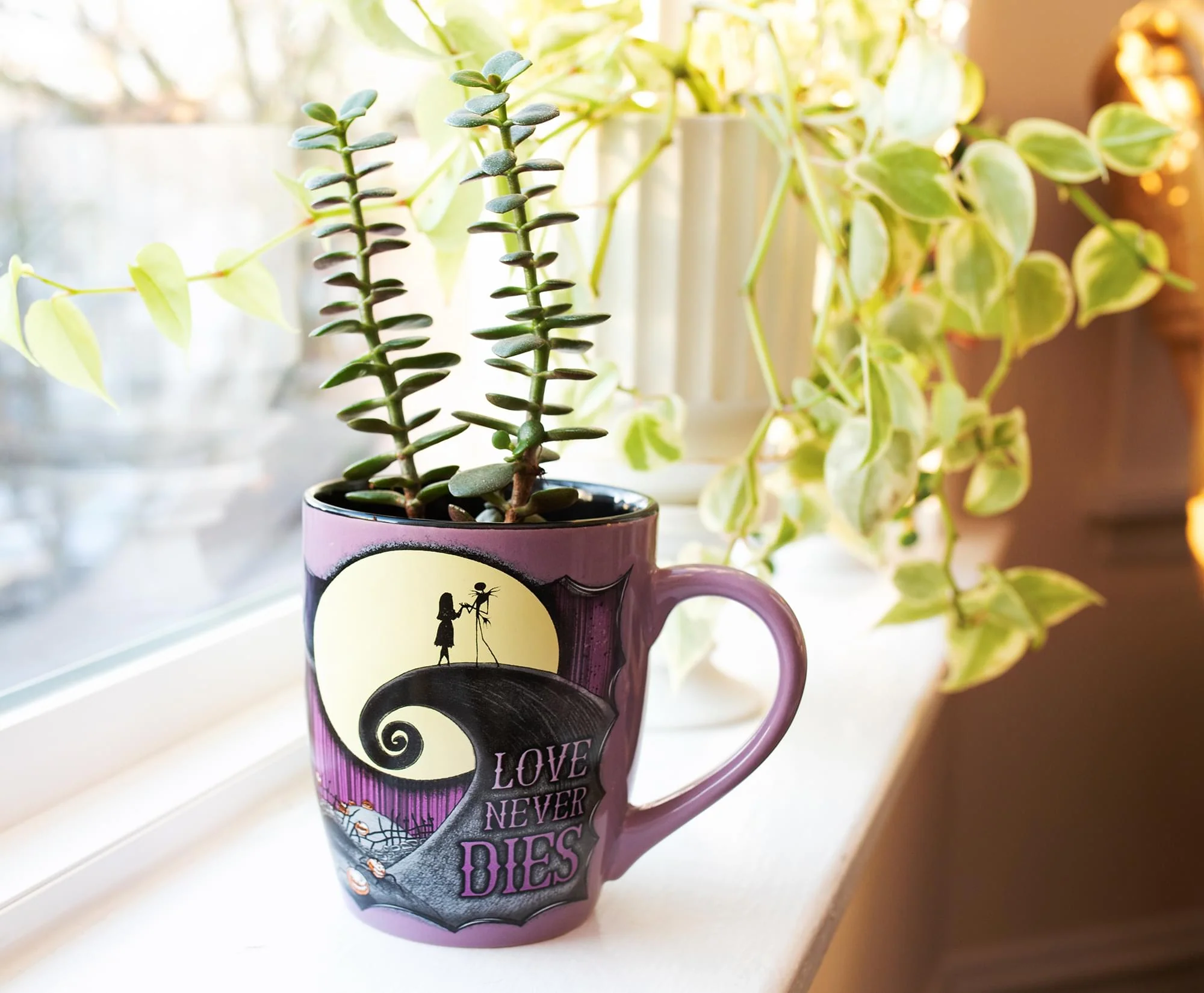 Disney The Nightmare Before Christmas "Love Never Dies" Ceramic Mug | 25 Ounces - Image 6