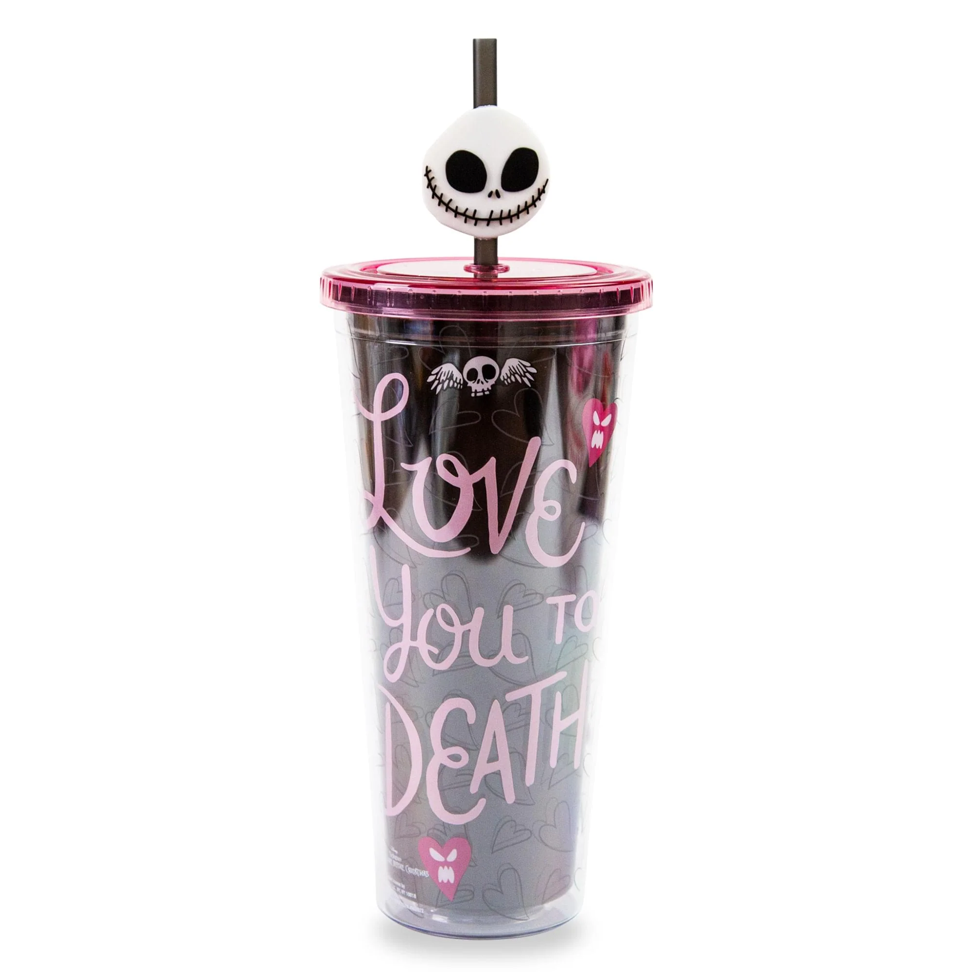 Disney The Nightmare Before Christmas "Misfit" Carnival Cup with Lid and Straw - Image 2