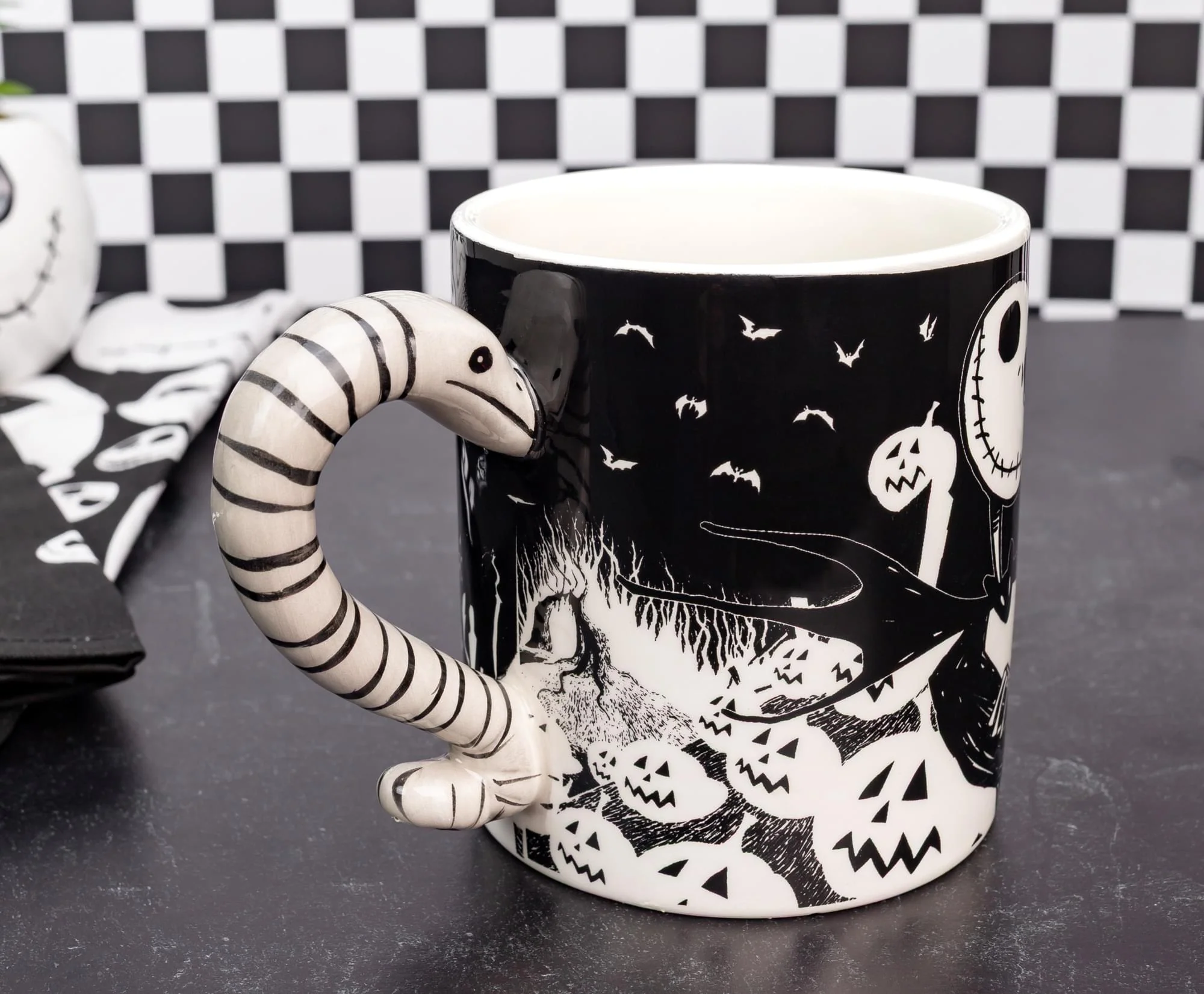 Disney The Nightmare Before Christmas Moonlight Jack Mug With Sculpted Handle - Image 6