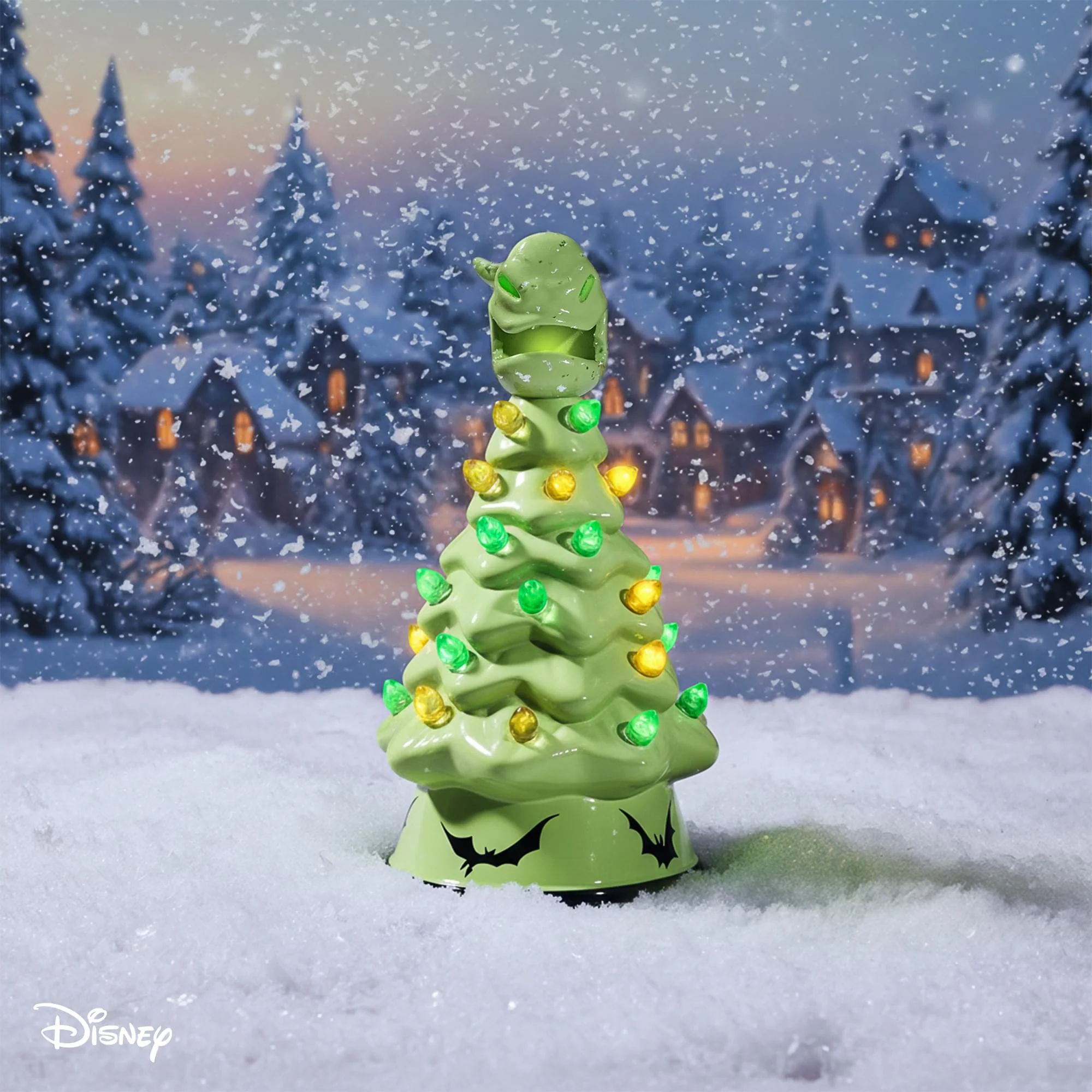 Disney The Nightmare Before Christmas Oogie Light-Up Ceramic Christmas Tree - Image 5