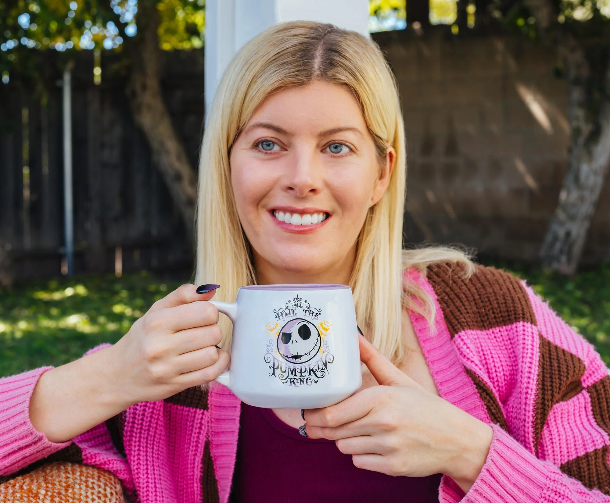 Disney The Nightmare Before Christmas "Pumpkin King" Tapered Pottery Mug - Image 8