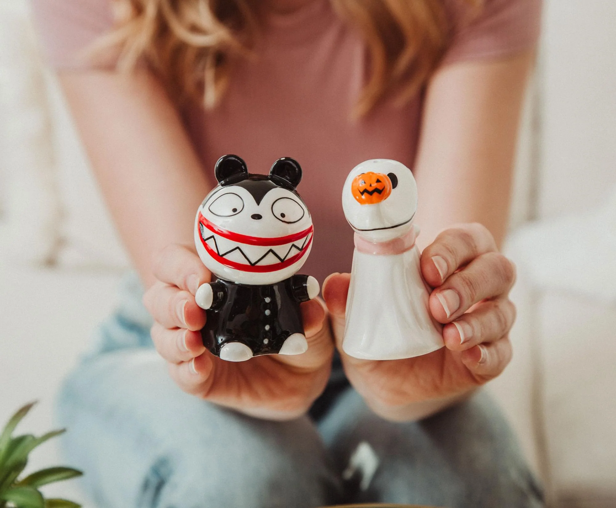 Disney The Nightmare Before Christmas Zero and Teddy Salt and Pepper Shaker Set - Image 7