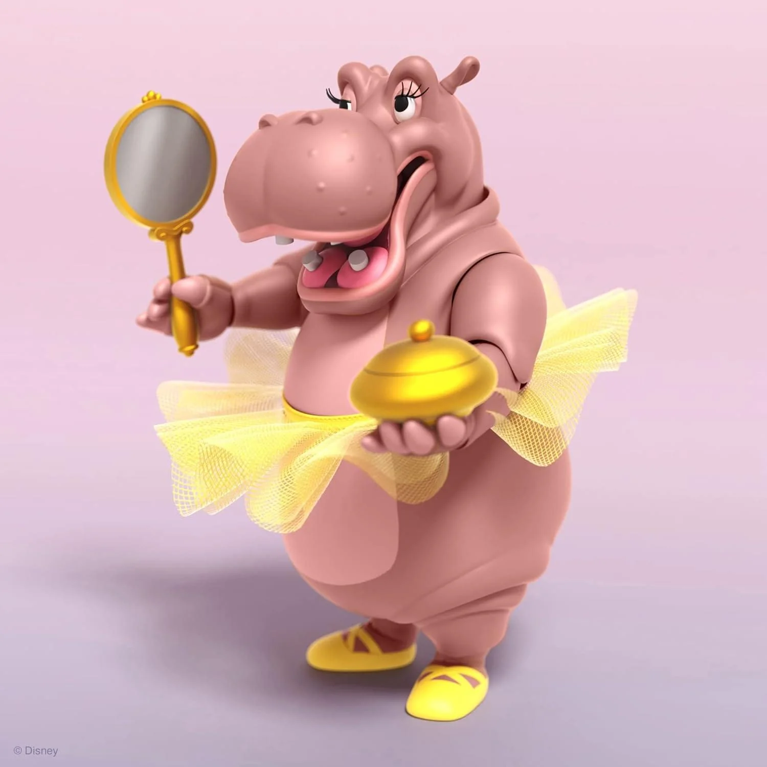 Disney Ultimates Fantasia Hyacinth Hippo 7-Inch Scale Action Figure - Image 3