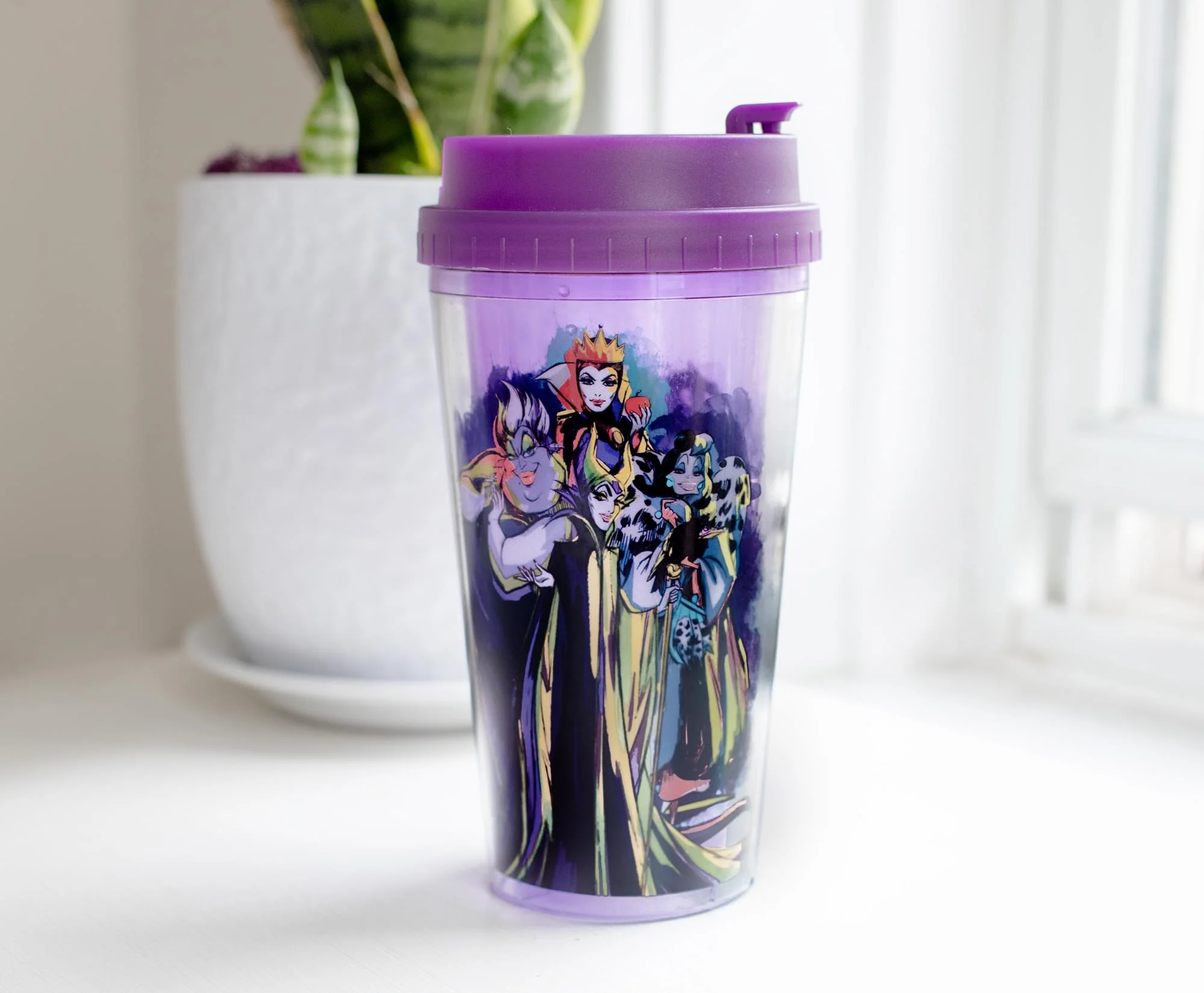 Disney Villains "Bad Vibes Only" Double-Walled Plastic Tumbler | Holds 16 Ounces - Image 5