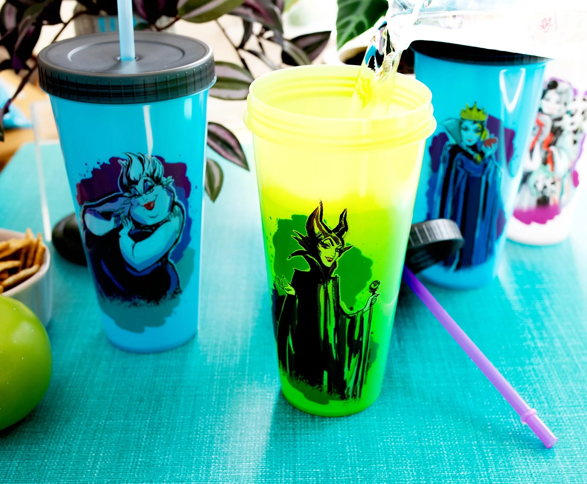 Disney Villains Color-Changing Plastic Tumblers | Set of 4 - Image 8
