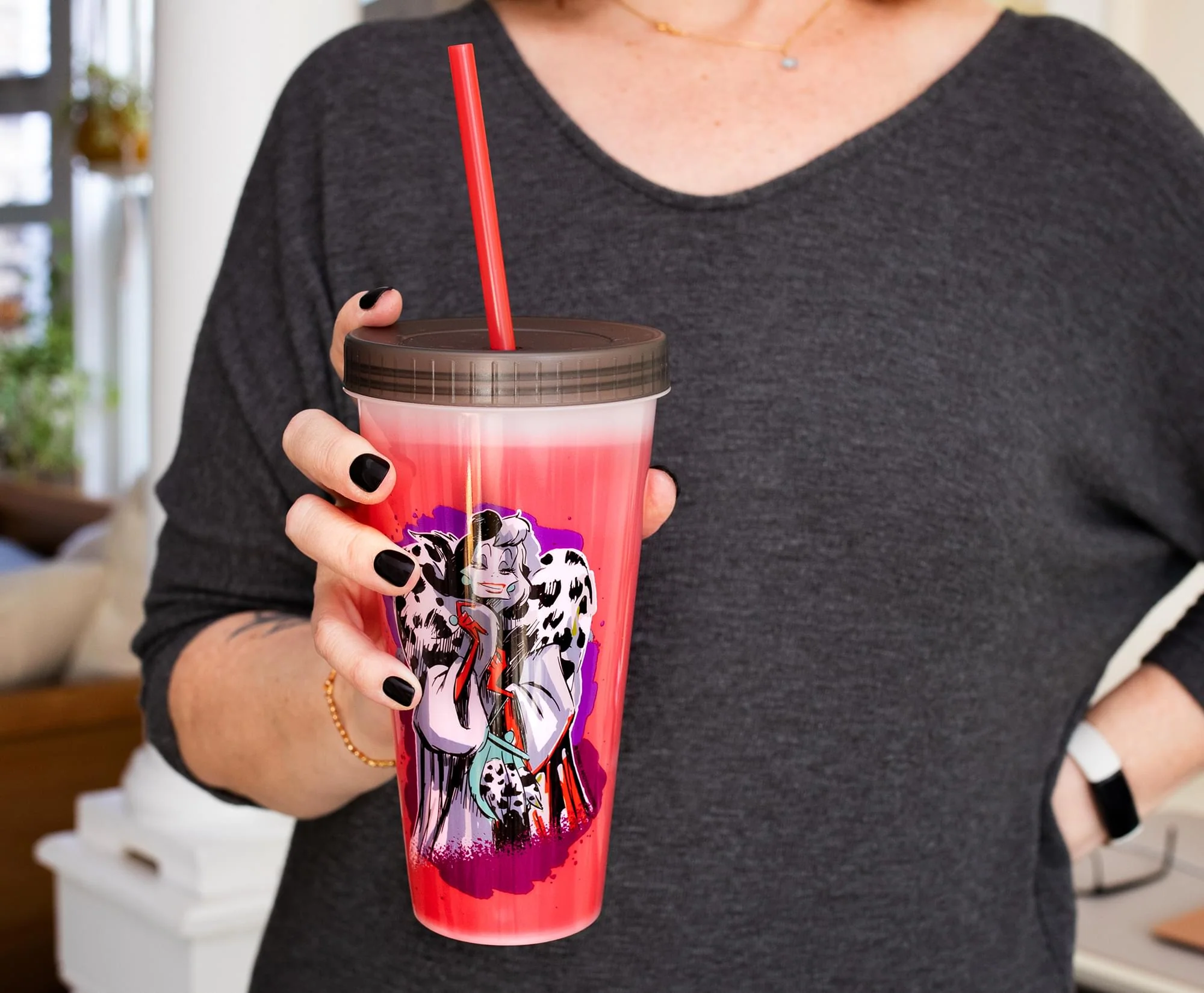 Disney Villains Color-Changing Plastic Tumblers | Set of 4 - Image 9