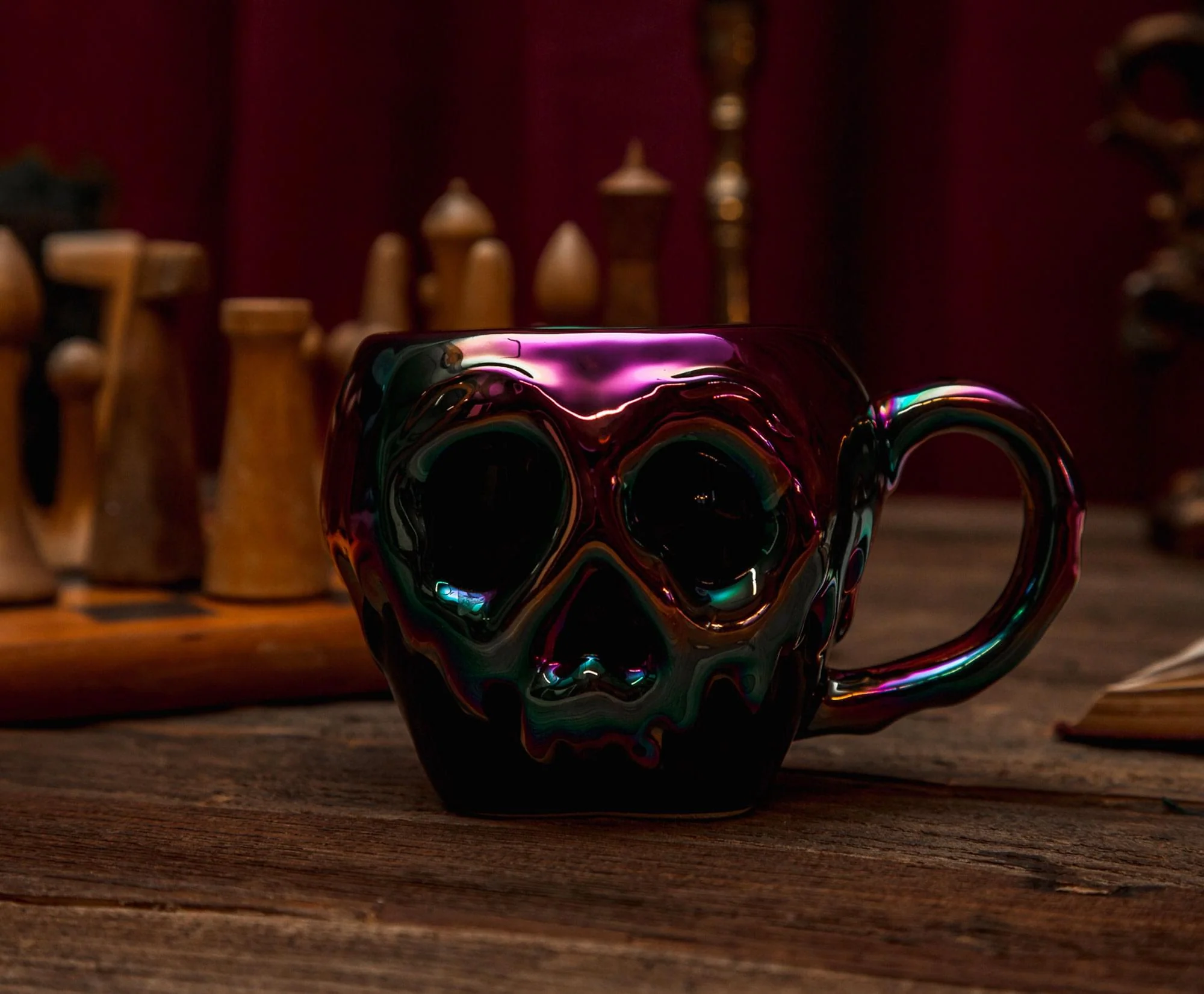 Disney Villains Evil Queen Poison Apple Electroplated Sculpted Ceramic Mug - Image 5