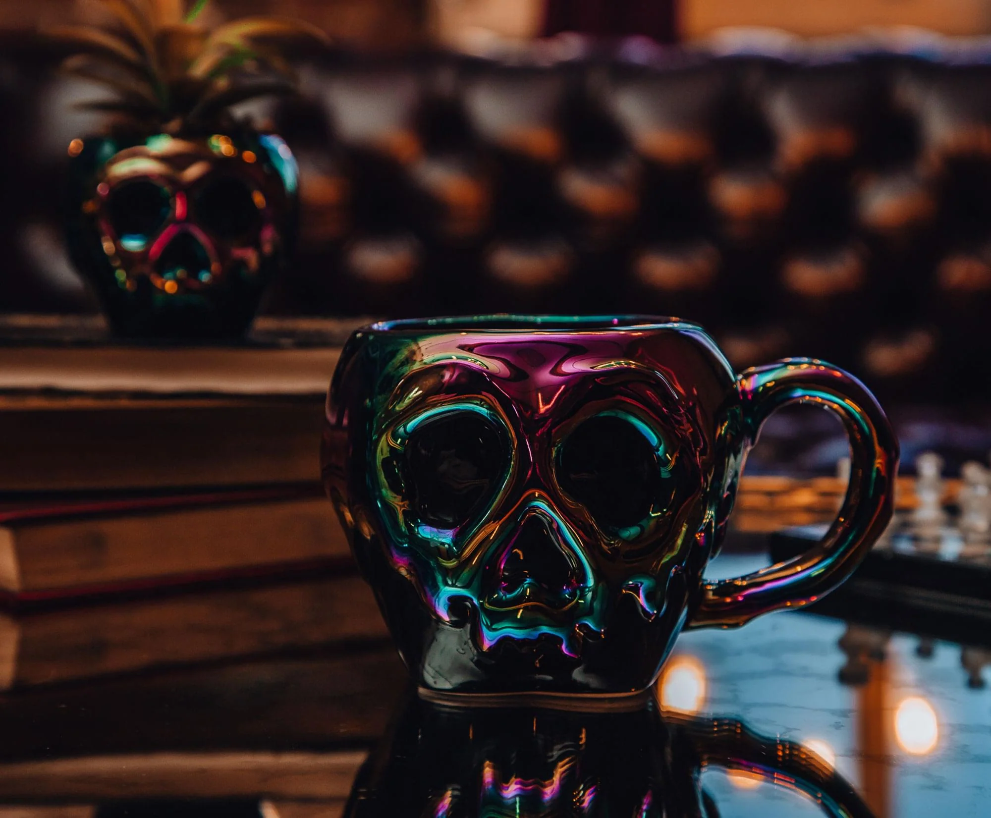 Disney Villains Evil Queen Poison Apple Electroplated Sculpted Ceramic Mug - Image 6