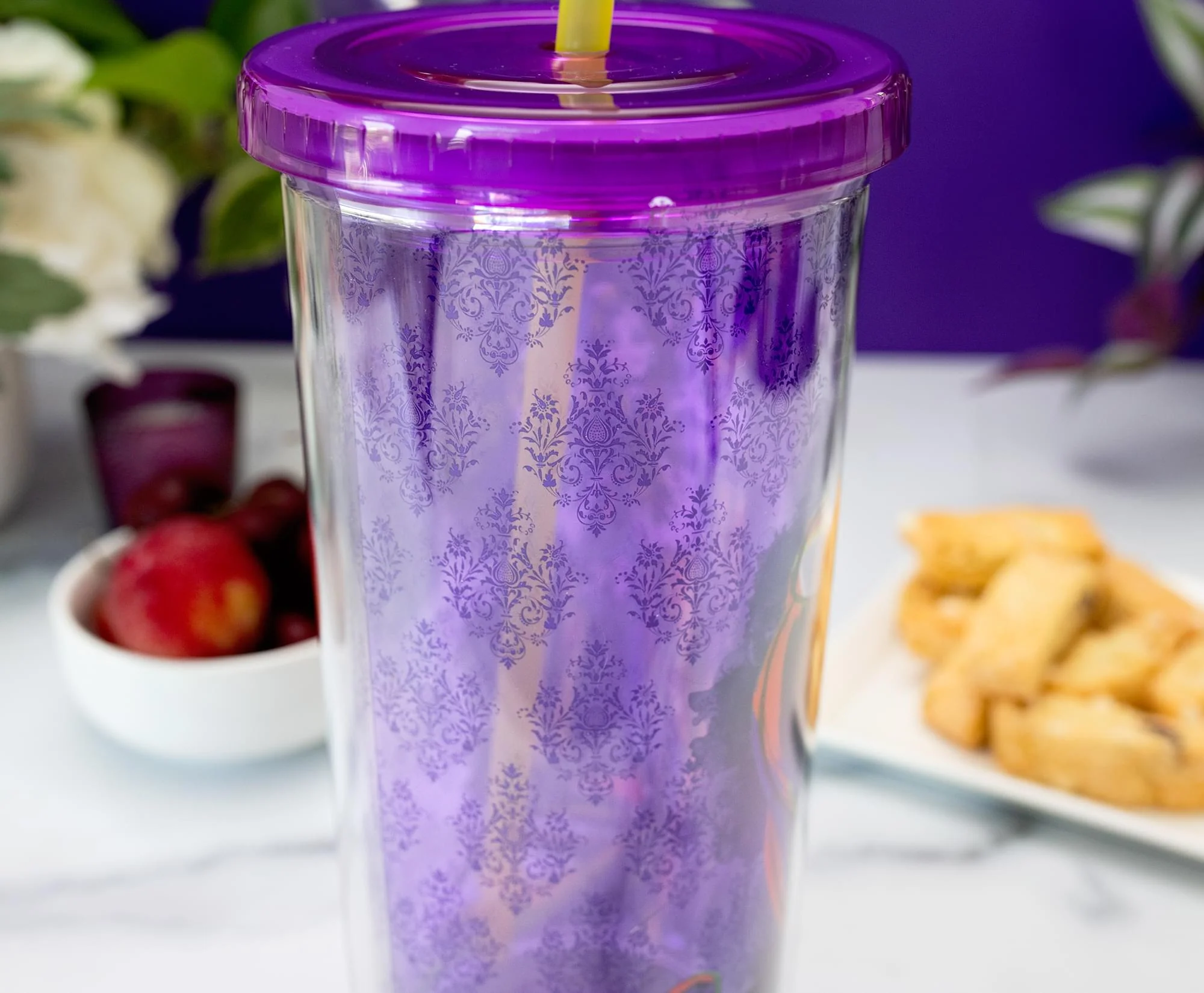 Disney Villains Plastic Cold Cup With Lid and Straw | Holds 20 Ounces - Image 5