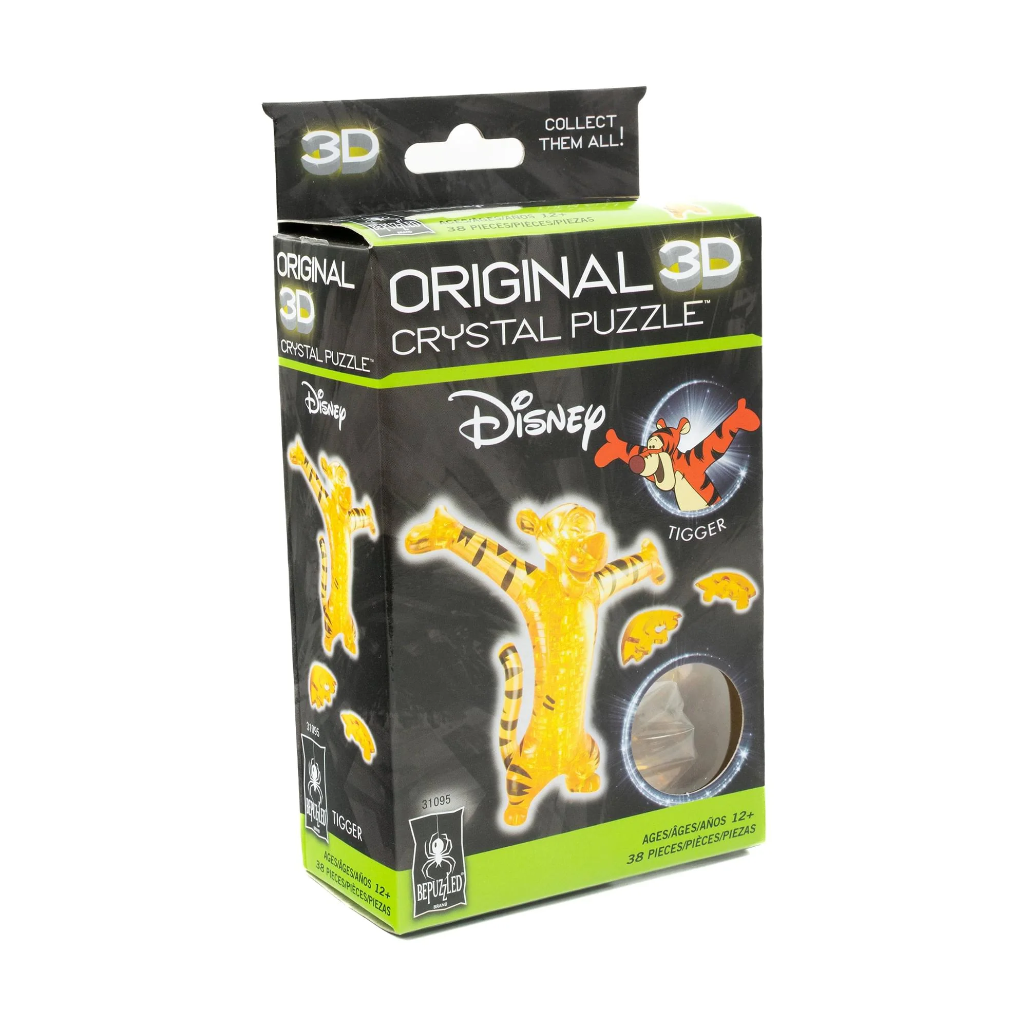 Disney Winnie the Pooh 38 Piece 3D Crystal Puzzle | Tigger - Image 3