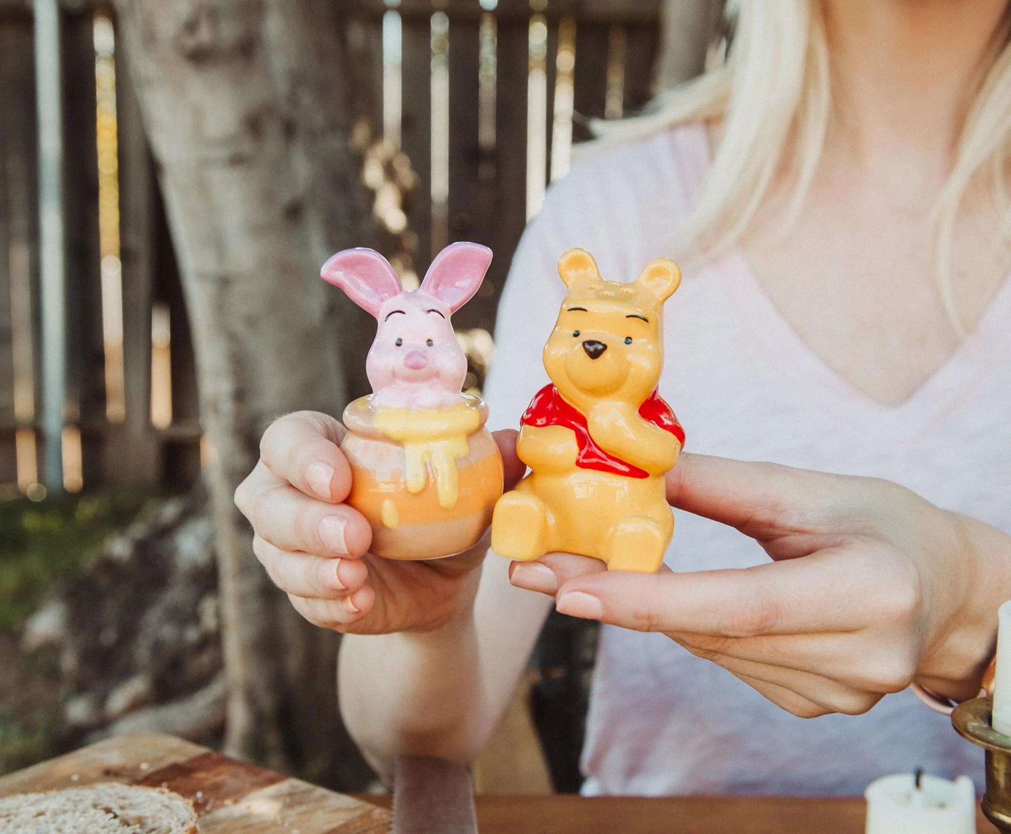 Disney Winnie The Pooh And Piglet Salt and Pepper Shakers | Set of 2 - Image 5