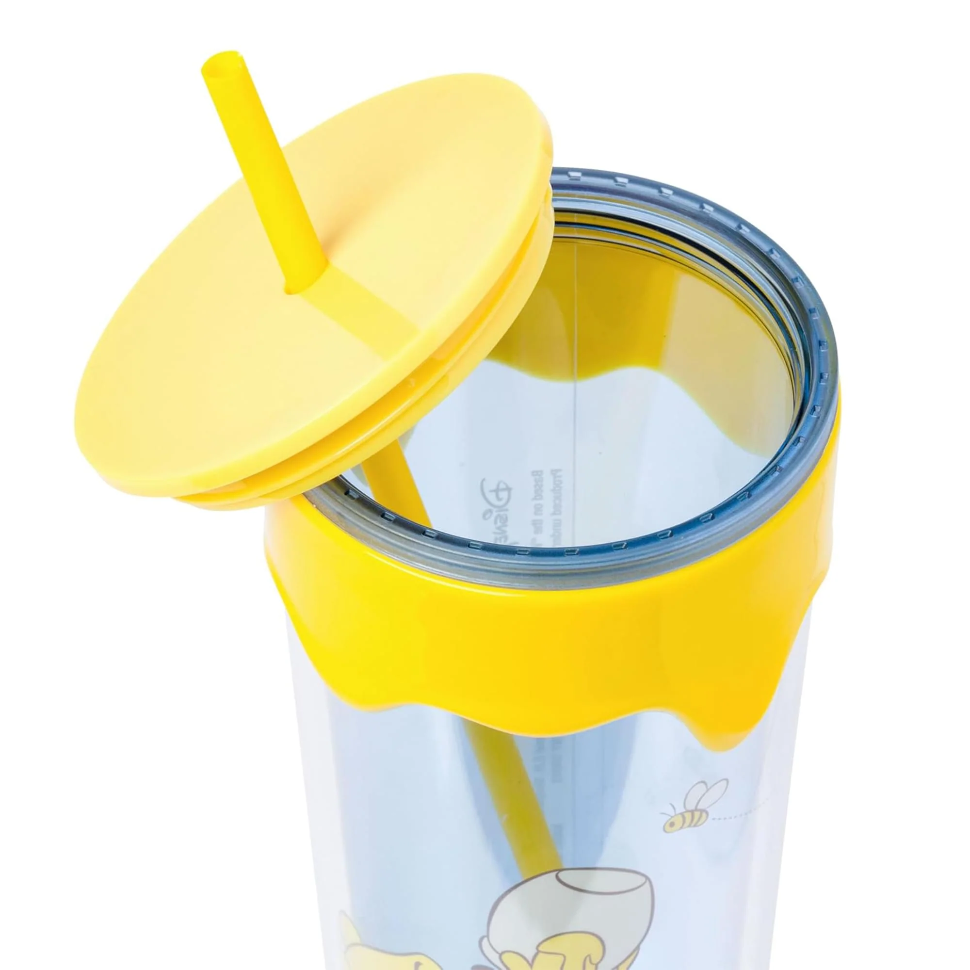 Disney Winnie The Pooh Eating Hunny 26-Ounce Carnival Cup With Lid and Straw - Image 4