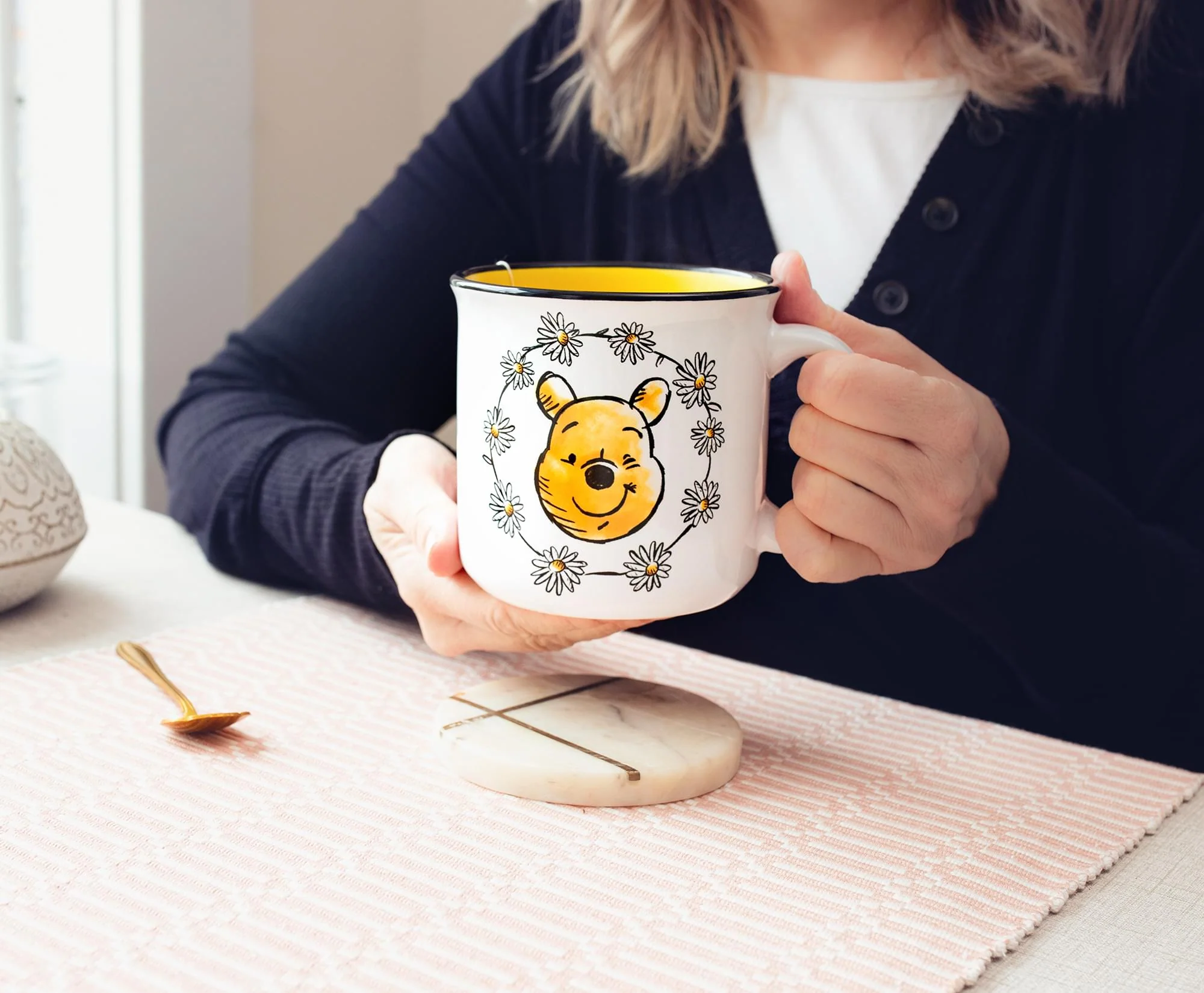 Disney Winnie the Pooh "Enjoy The Little Things" Ceramic Camper Mug | Holds 20 Ounces - Image 8