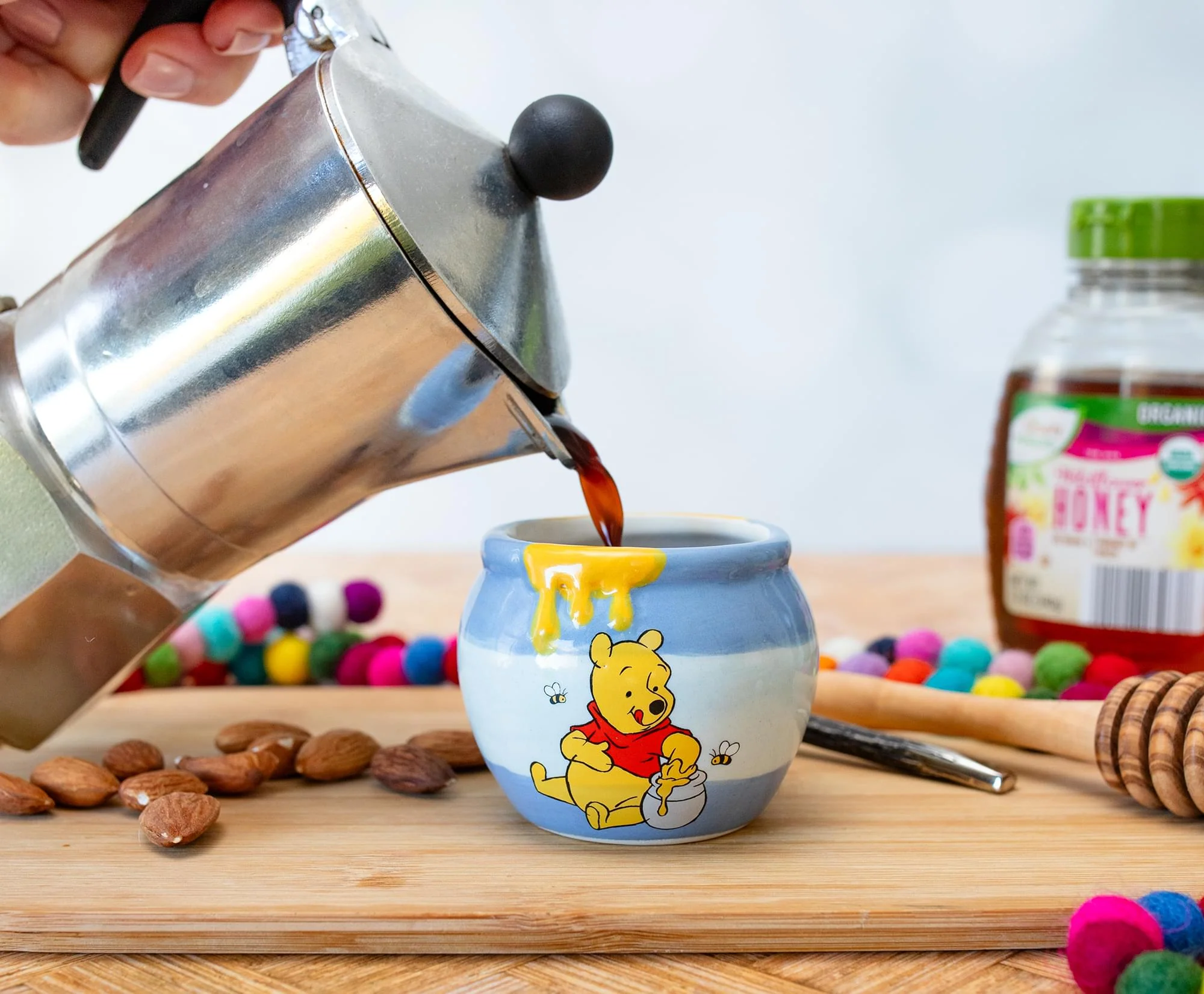 Disney Winnie the Pooh Hunny Pot Sculpted Ceramic Mini Cup | Holds 2 Ounces - Image 6