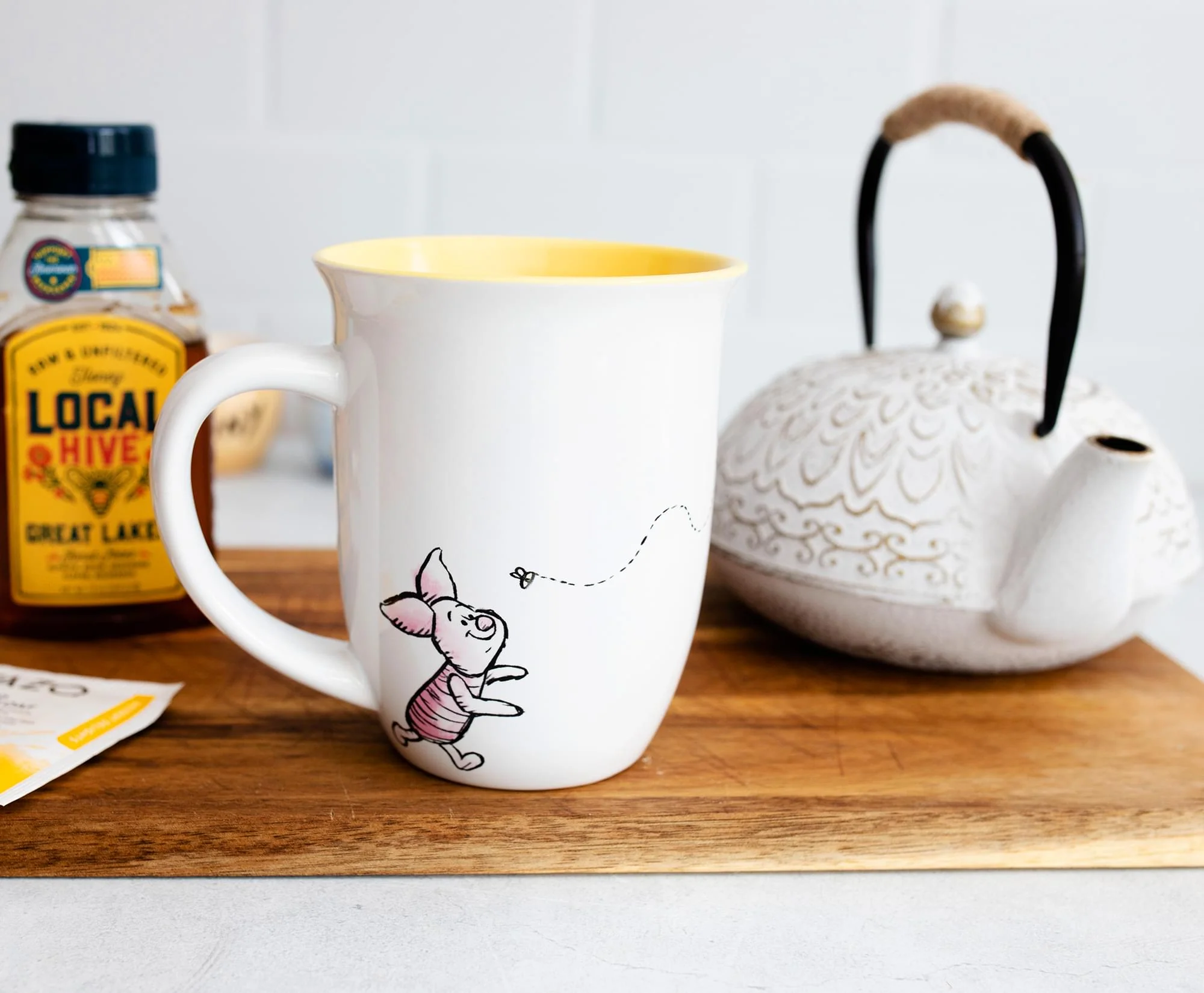 Disney Winnie the Pooh Hunny Wide Rim Ceramic Coffee Mug | Holds 16 Ounces - Image 4