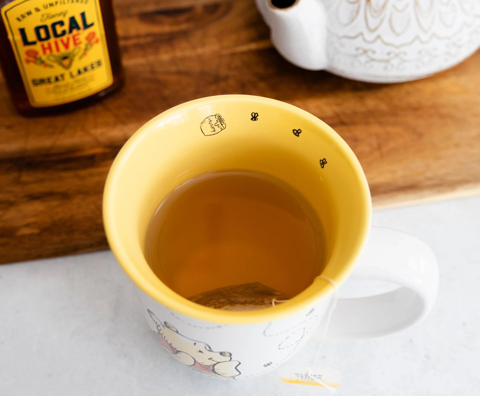 Disney Winnie the Pooh Hunny Wide Rim Ceramic Coffee Mug | Holds 16 Ounces - Image 5