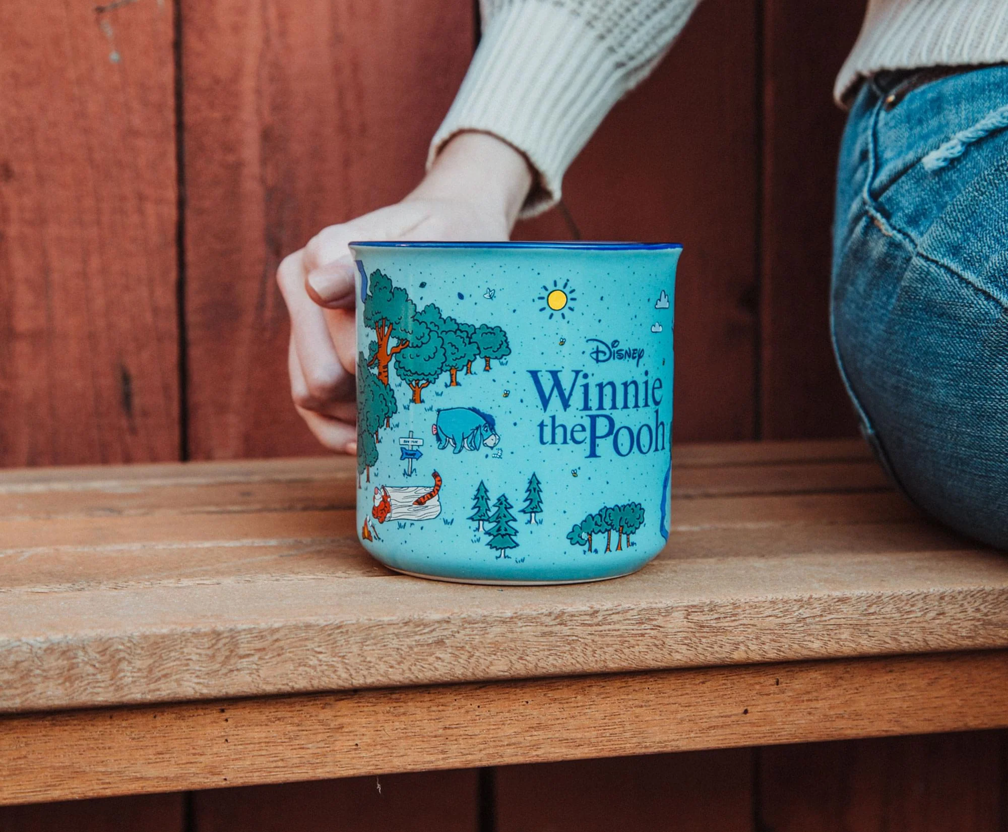 Disney Winnie the Pooh Map of the Hundred Acre Wood Ceramic Mug | Holds 20 Ounce - Image 9