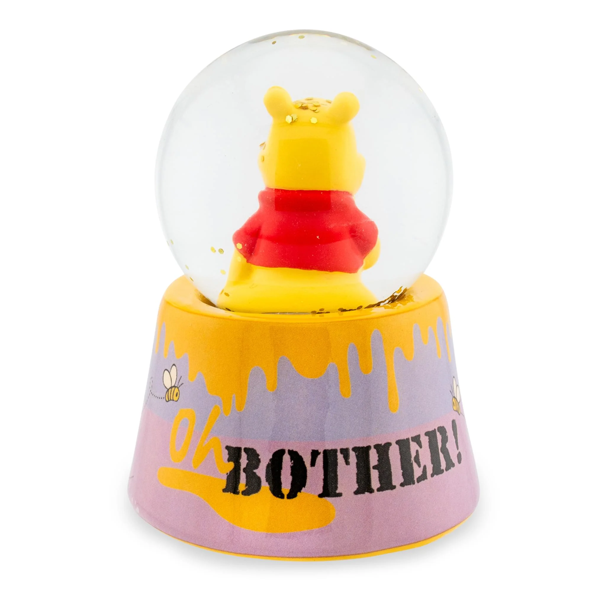 Disney Winnie the Pooh "Oh, Bother" Light-Up Mini Snow Globe | 2.75 Inches Tall - Image 3